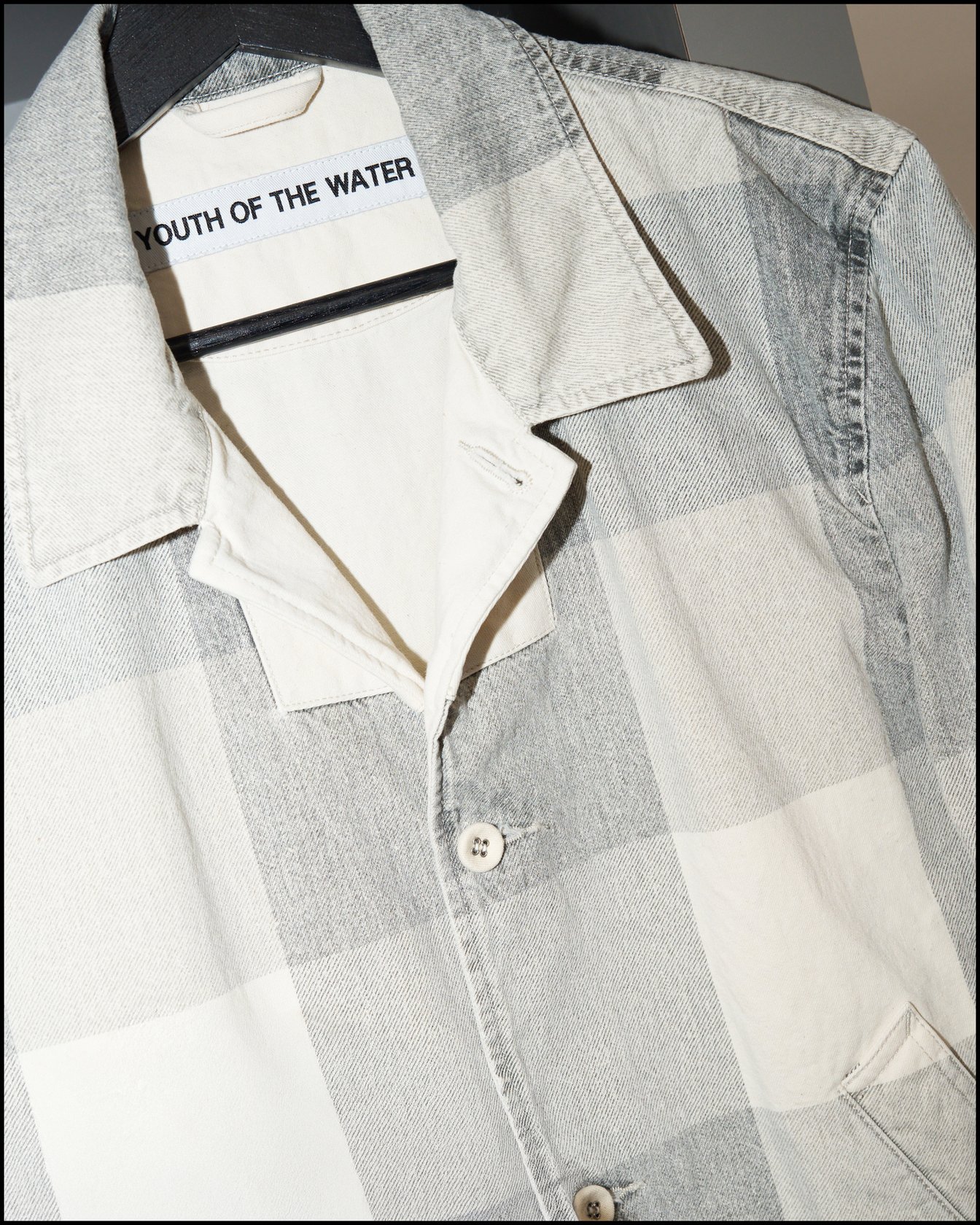 ユースオブザウォーターのチェックジャケット