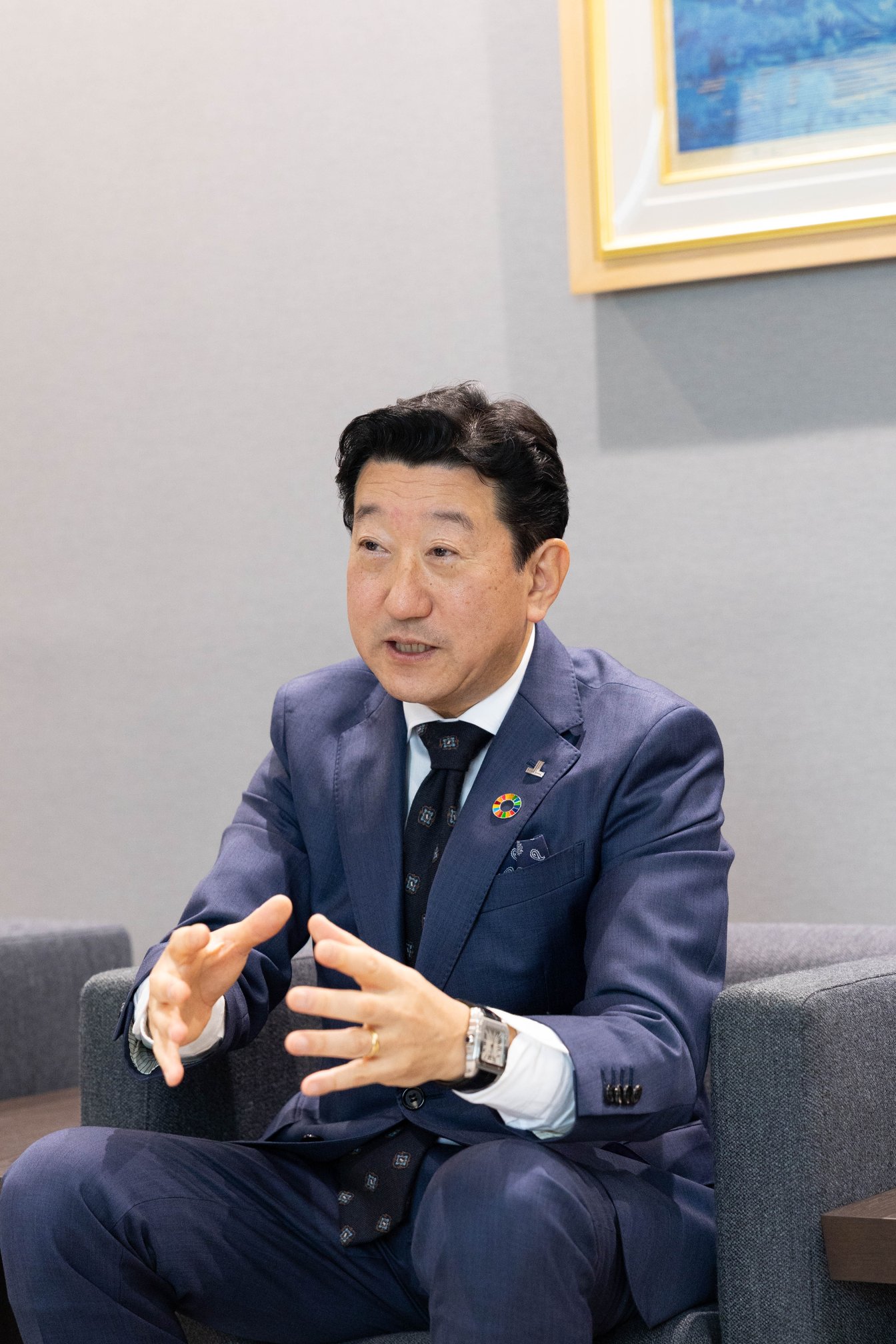 山口俊比古社長インタビューカット