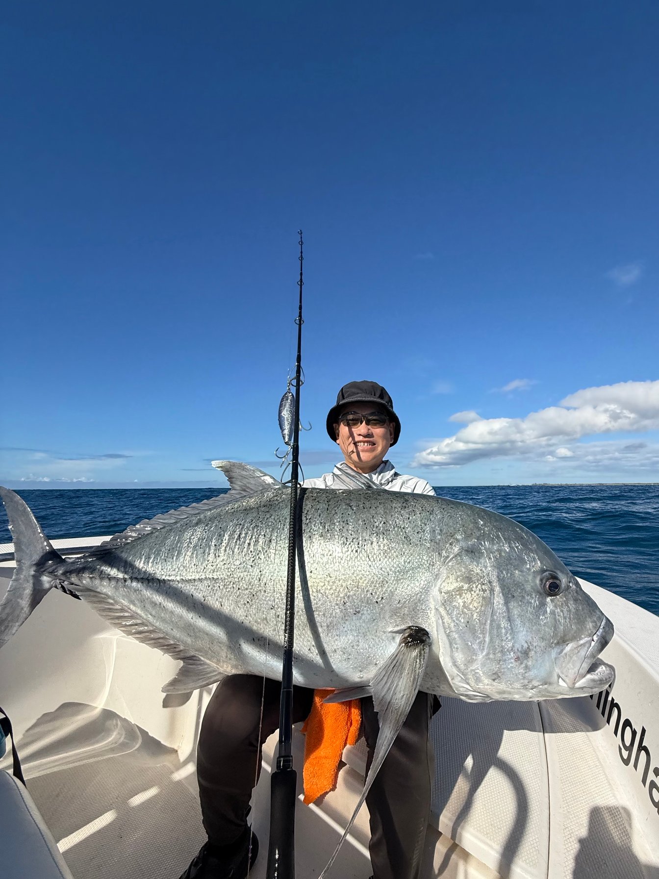近藤広幸社長の釣りの写真