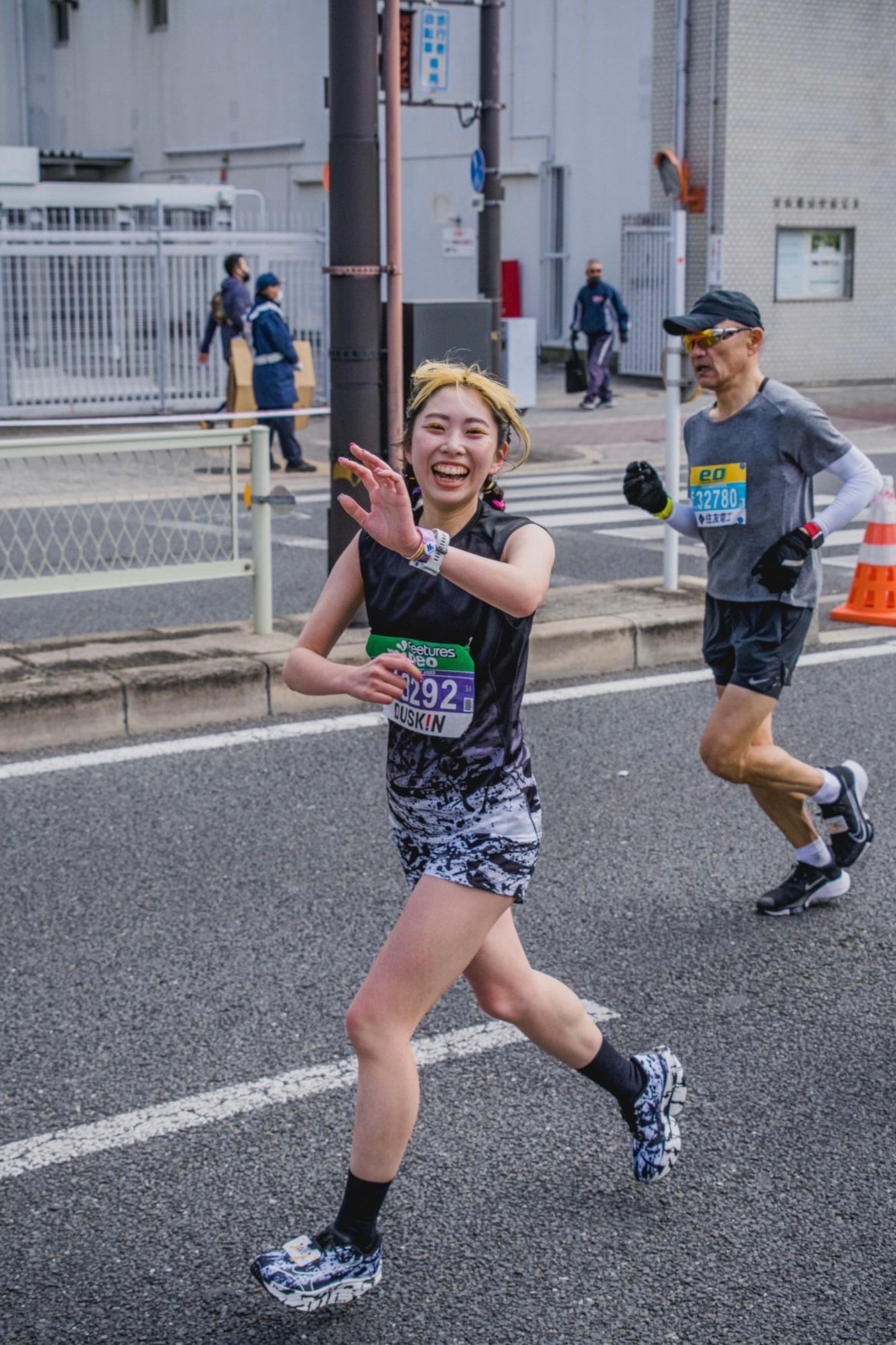 大阪マラソンを走る碧さん
