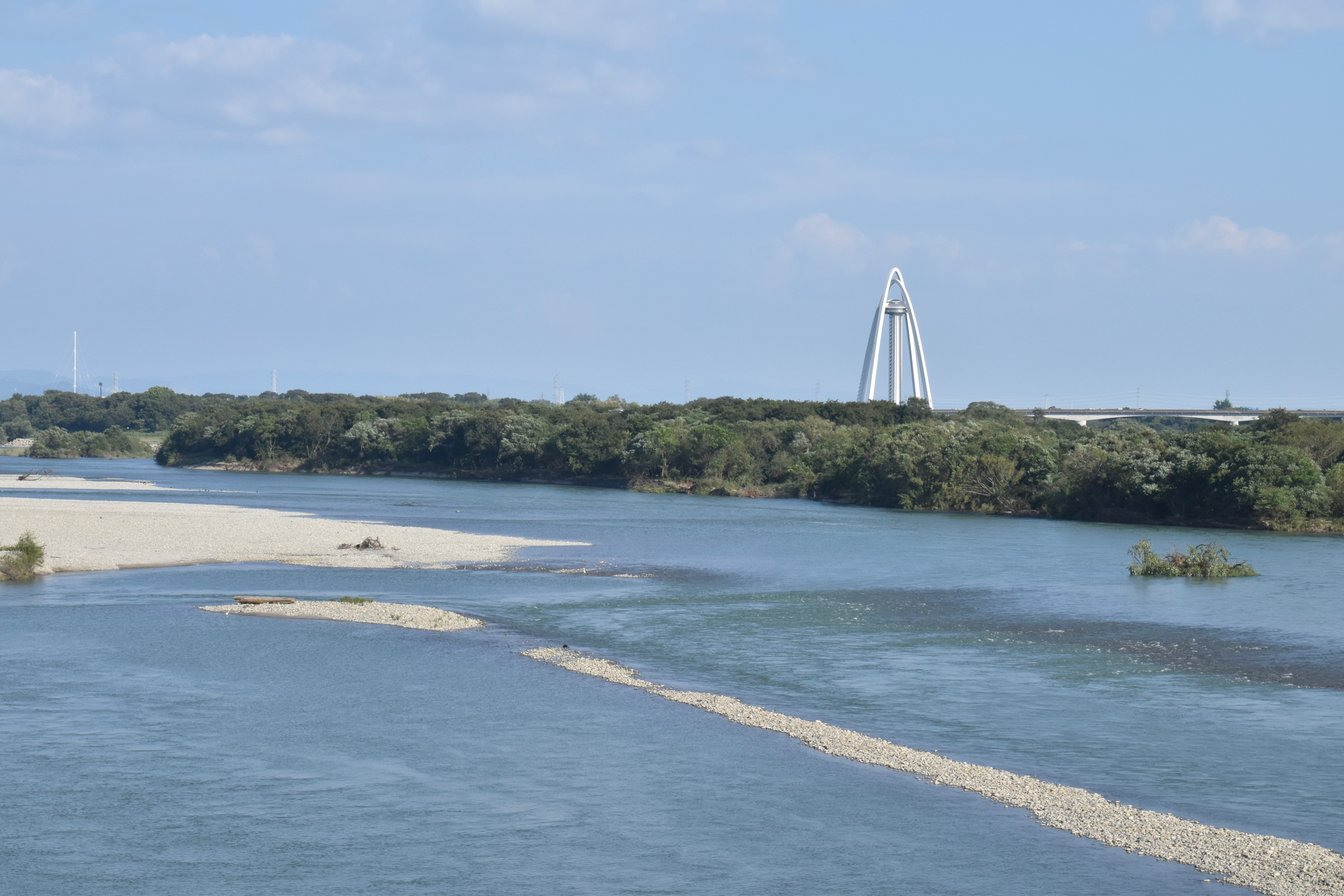 木曽川の風景