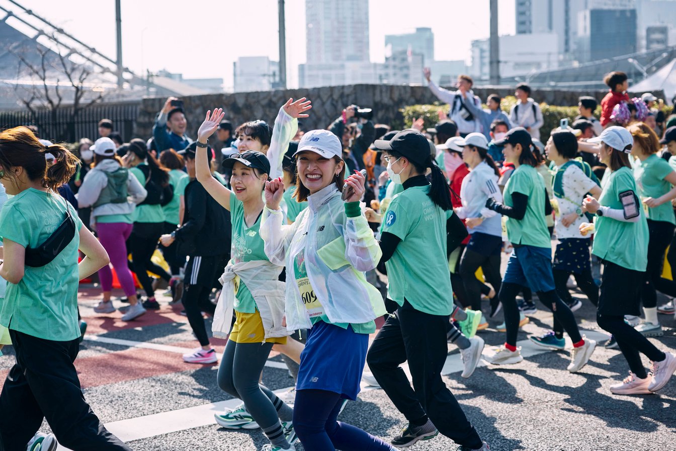 表参道ウィメンズランの様子