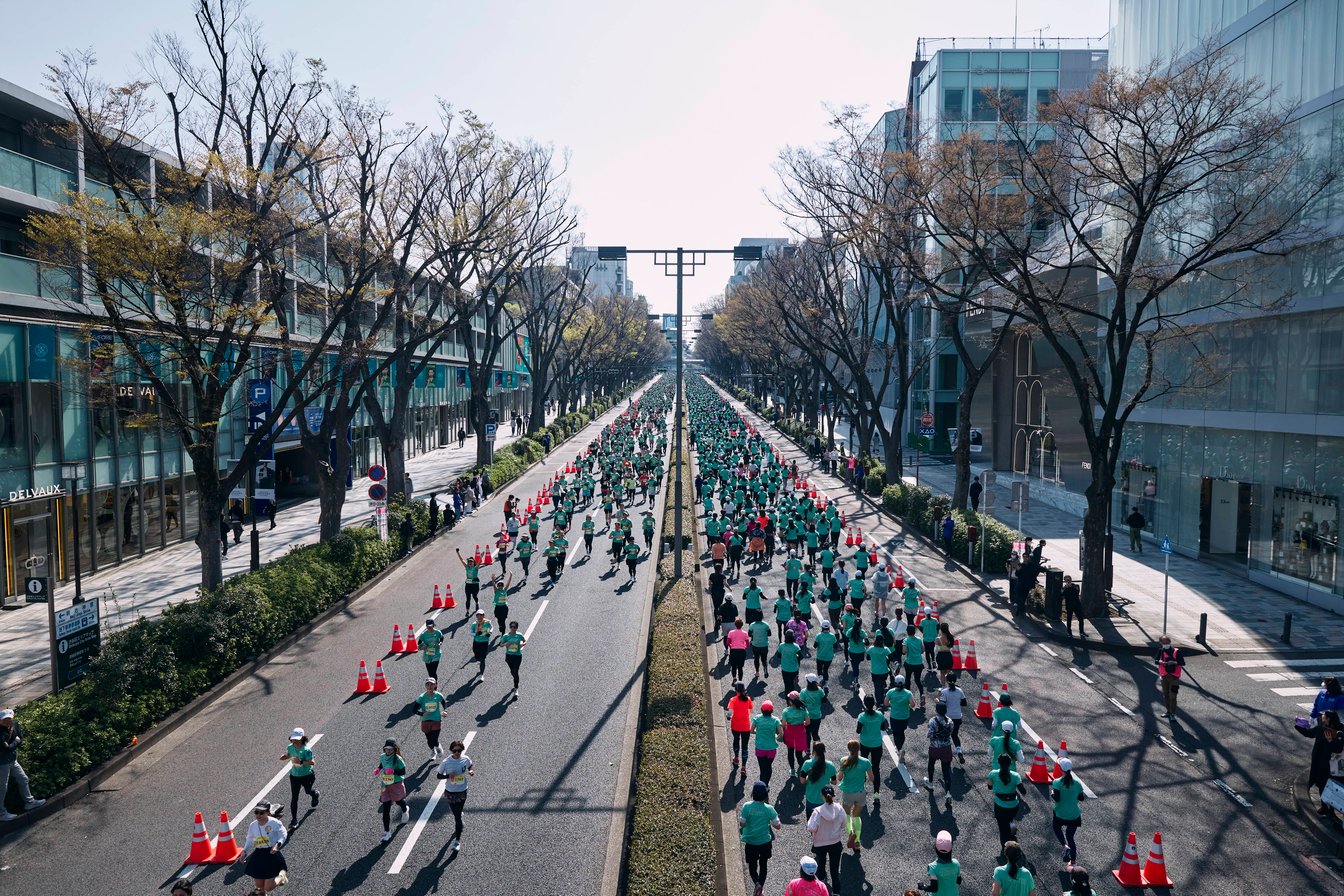 表参道ウィメンズランの様子
