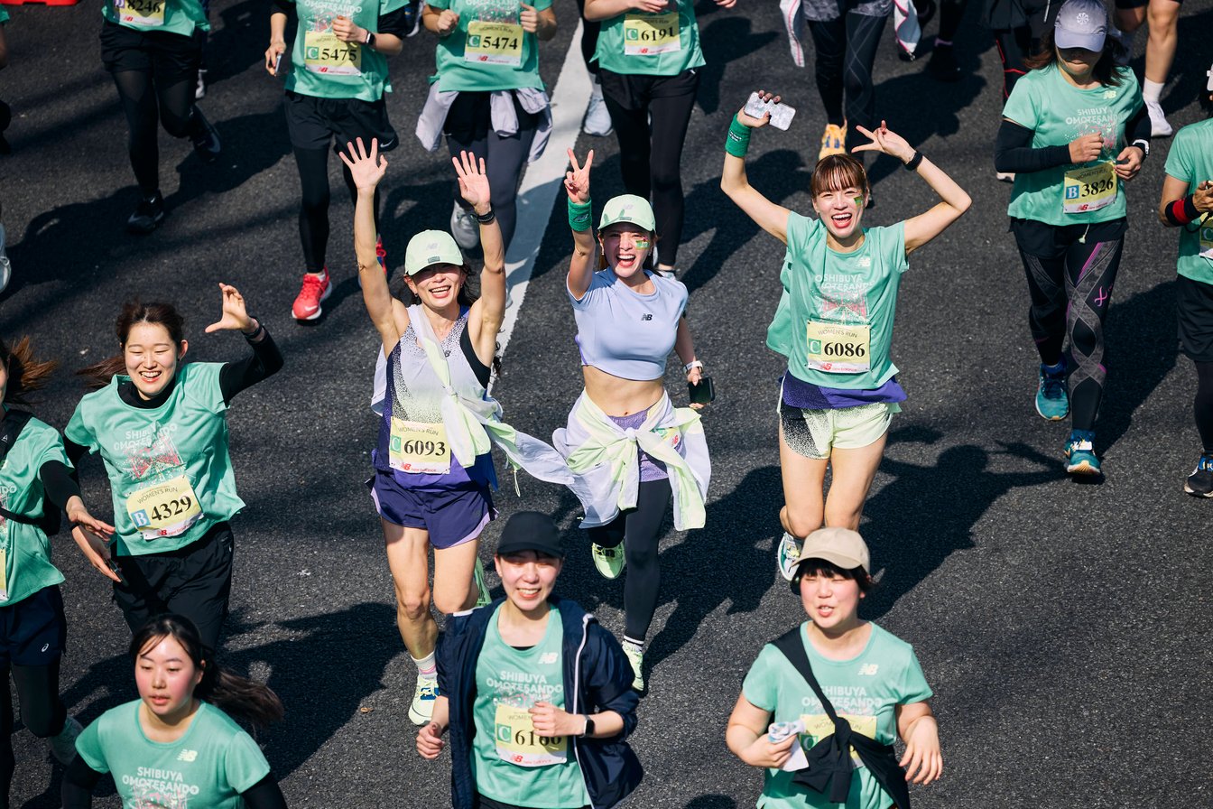 表参道ウィメンズランの様子