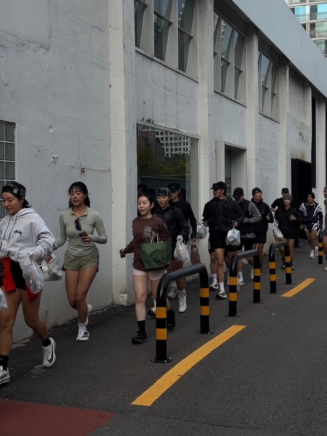 グループランの様子