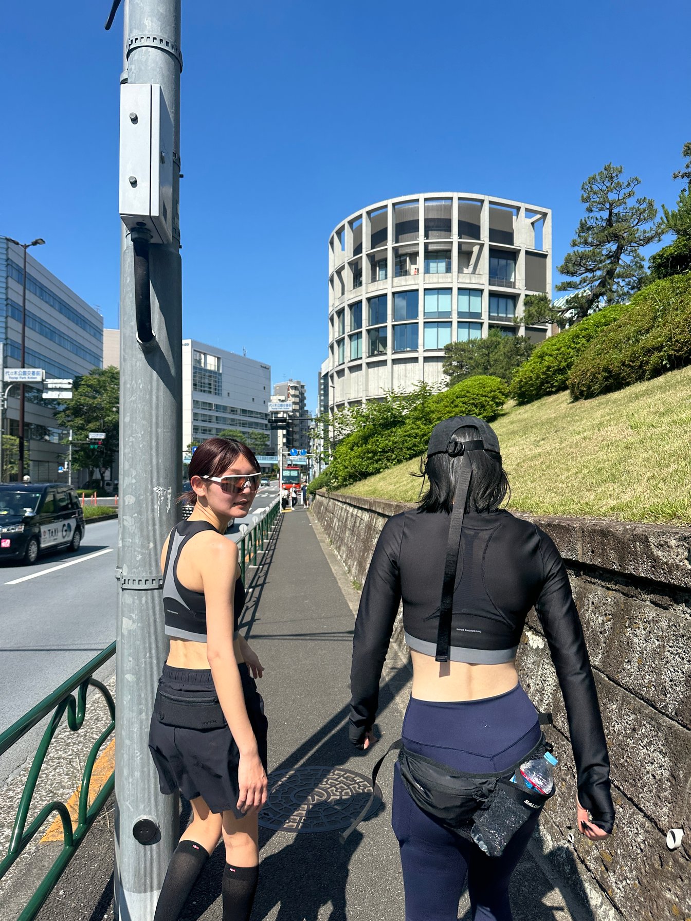 ランニング中の様子