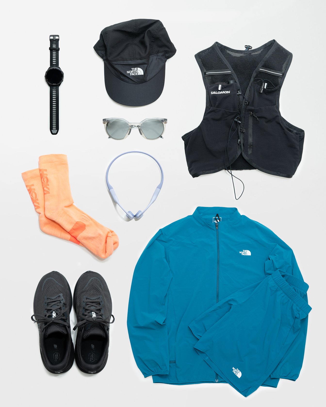 ランニングギアのコラージュ