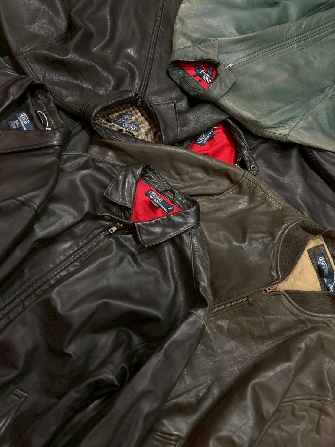 POLO RALPH LAUREN LEATHER JACKET