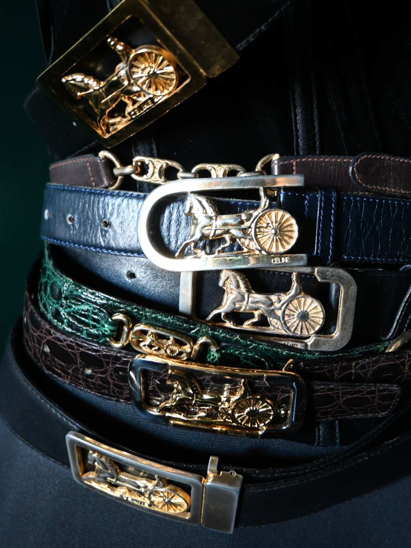 CELINE CARRIAGE METAL BELT