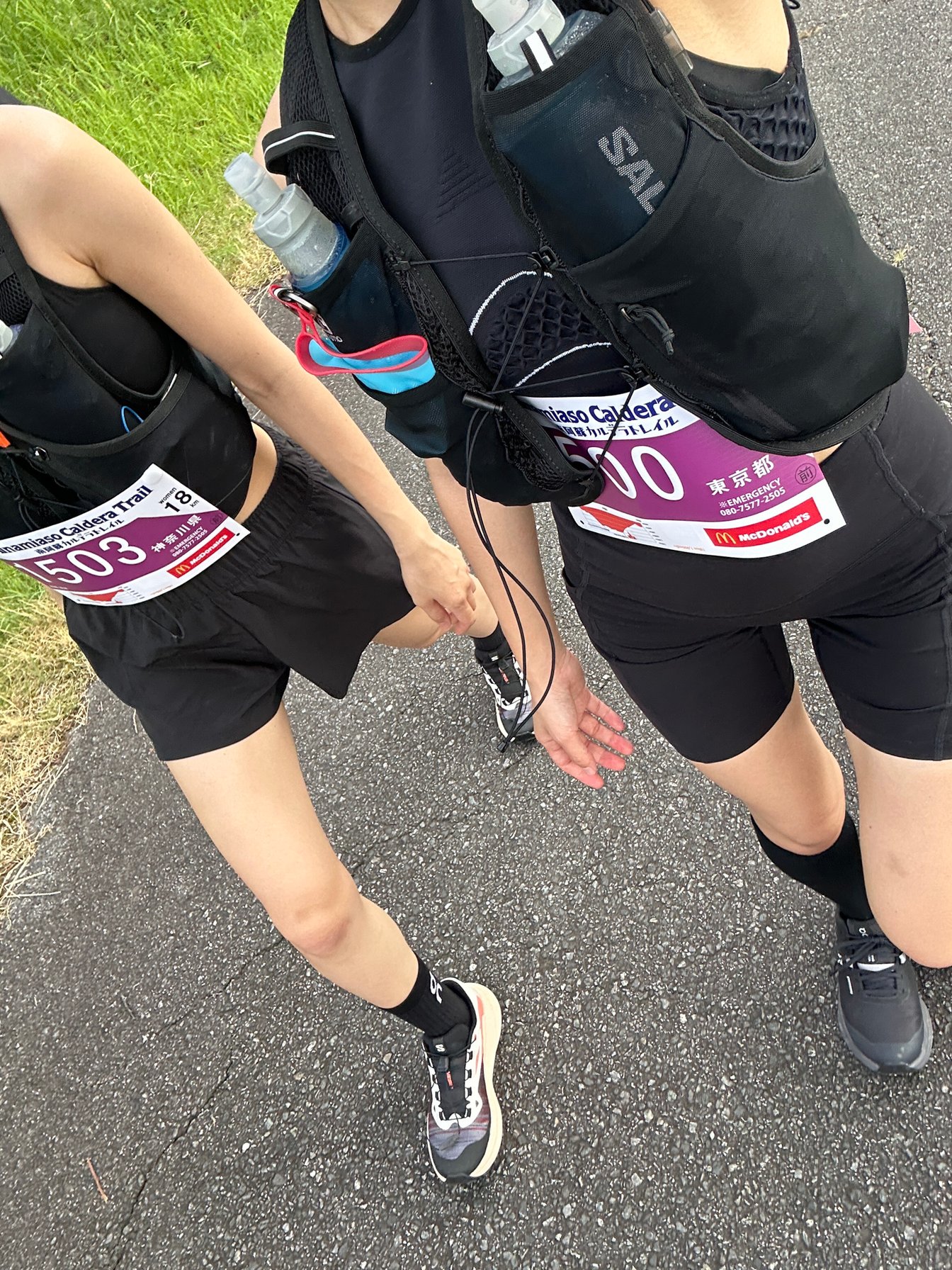 トレランレースの様子