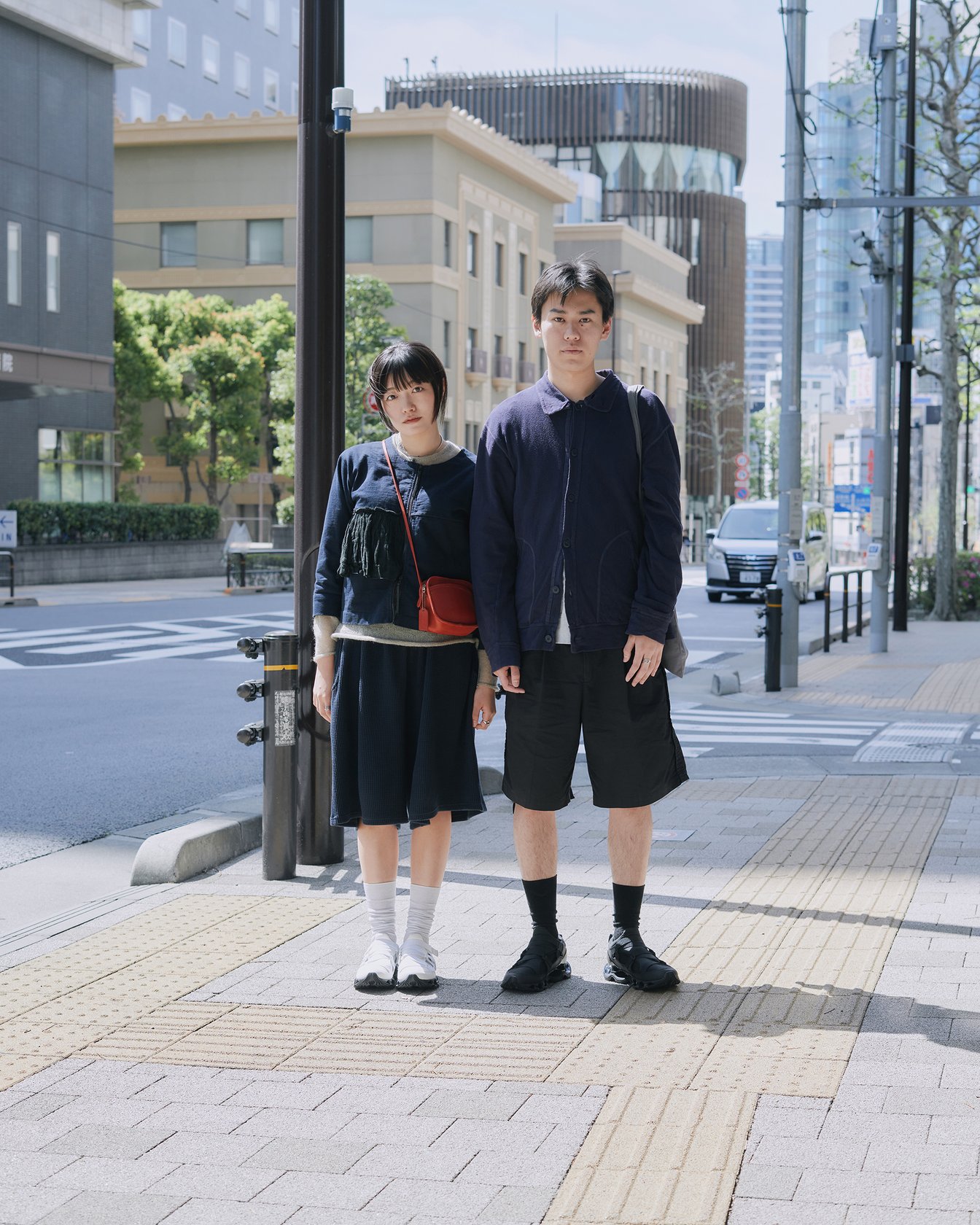 男女のストリートスナップ