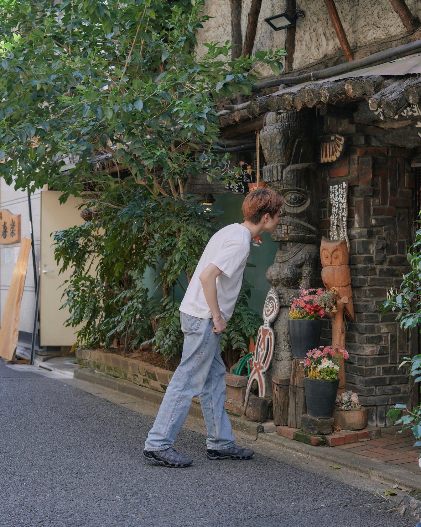 男性のストリートスナップ