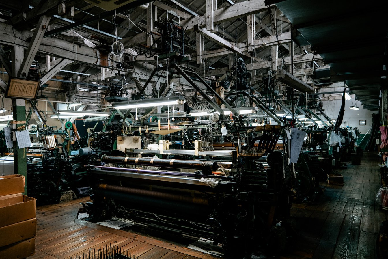 葛利毛織工業株式会社のションヘル織機