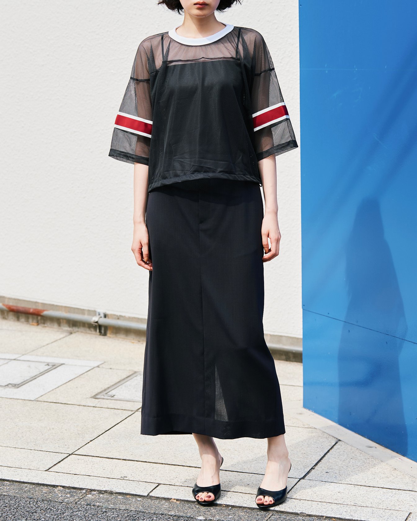 ジェーンスミスの洋服を着たモデル