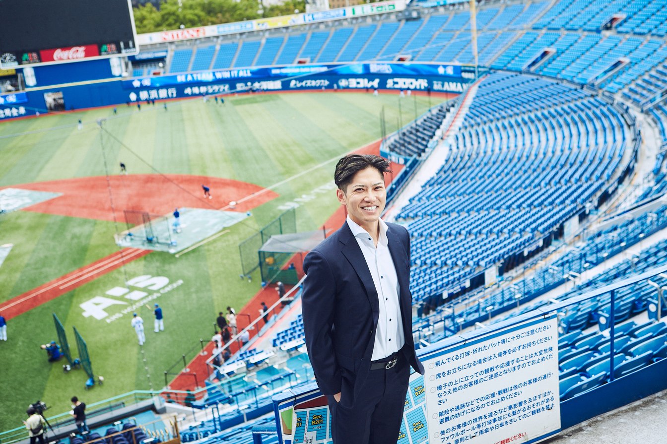 横浜DeNAベイスターズの林裕幸副社長のポートレート