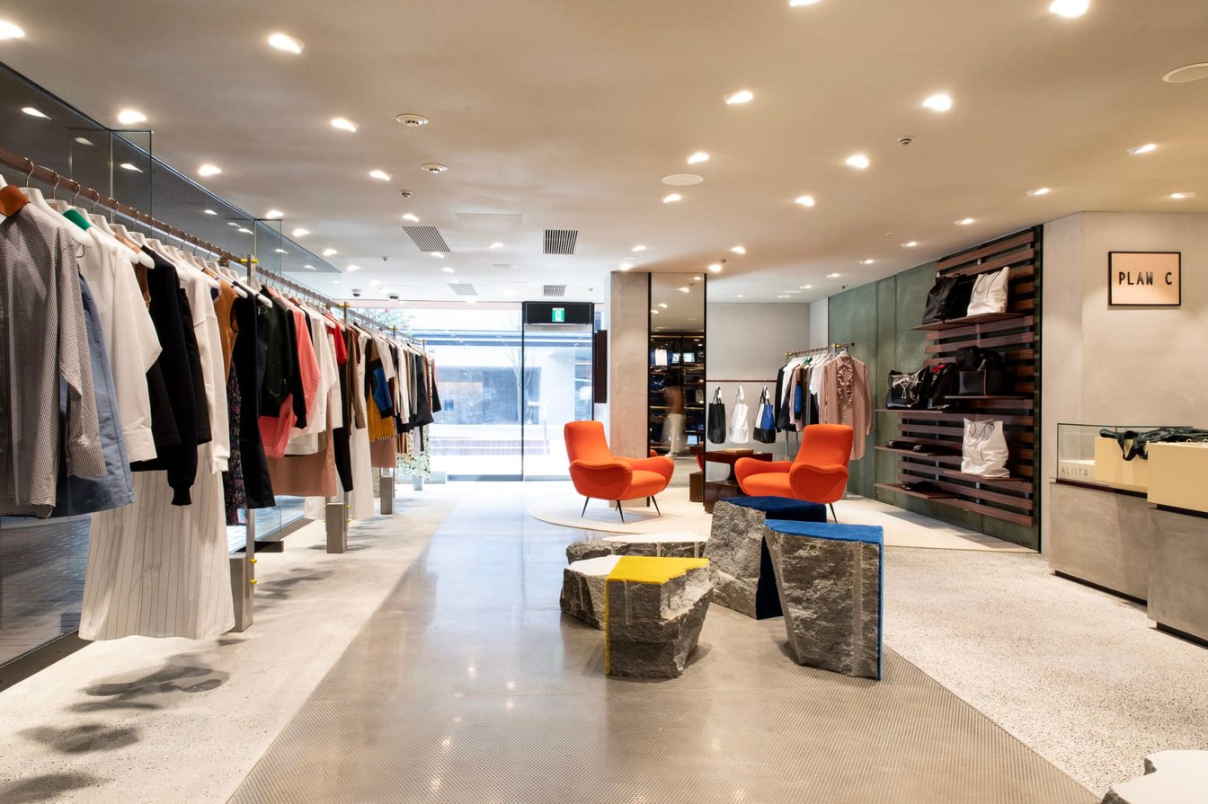 「プランシー」青山旗艦店の店内