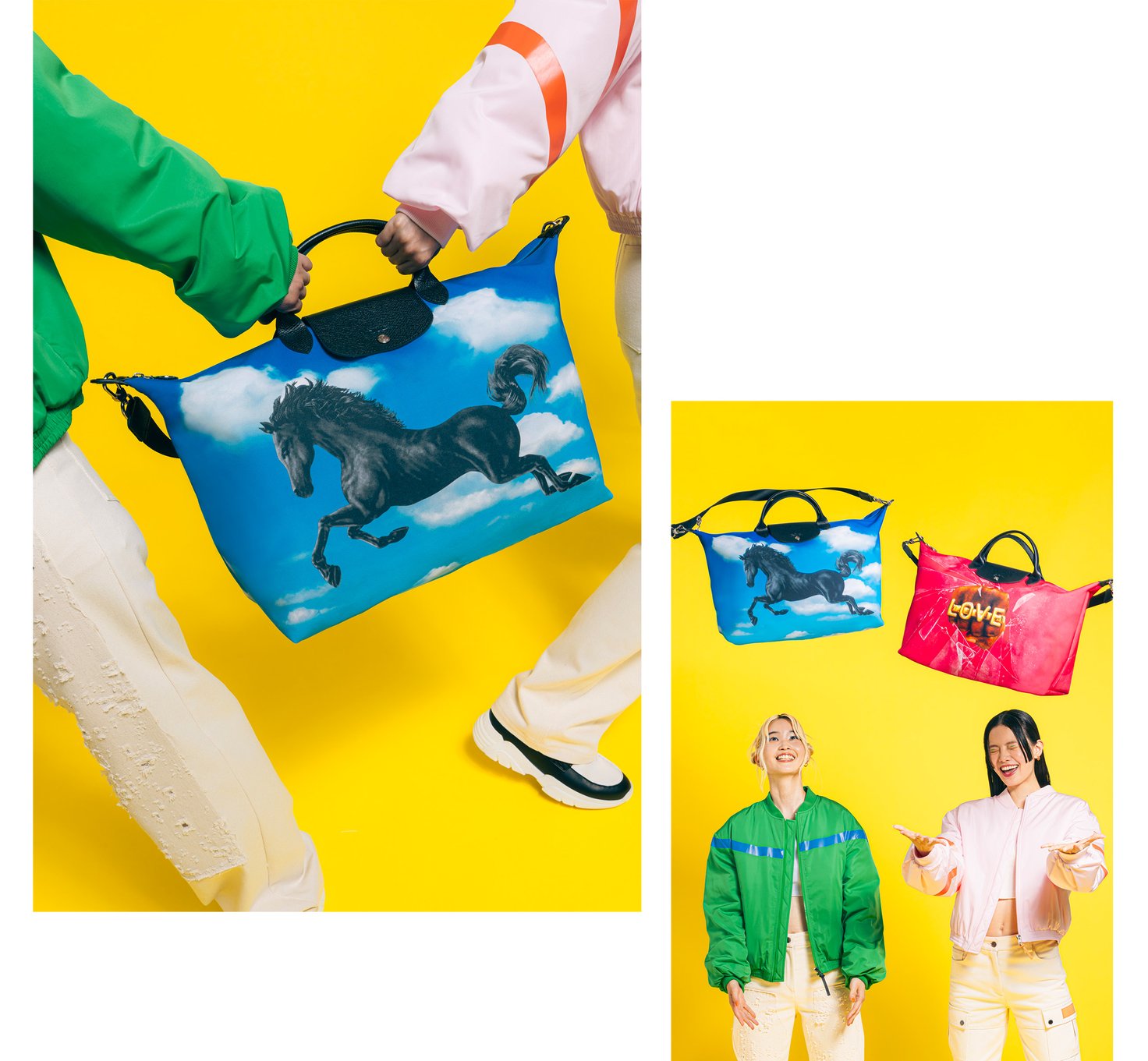 LONGCHAMP ロンシャン　トイレットペーパー　ポーチ　バック ロンシャン x トイレットペーパー」シュールでポップな魅力に心