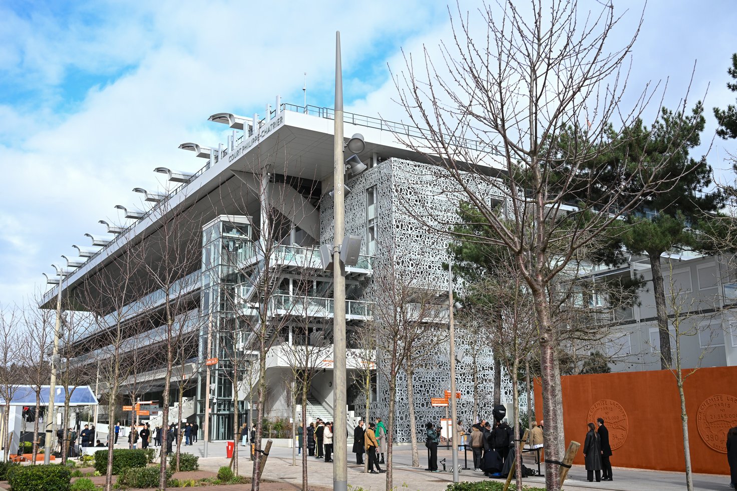 ラコステのショー会場