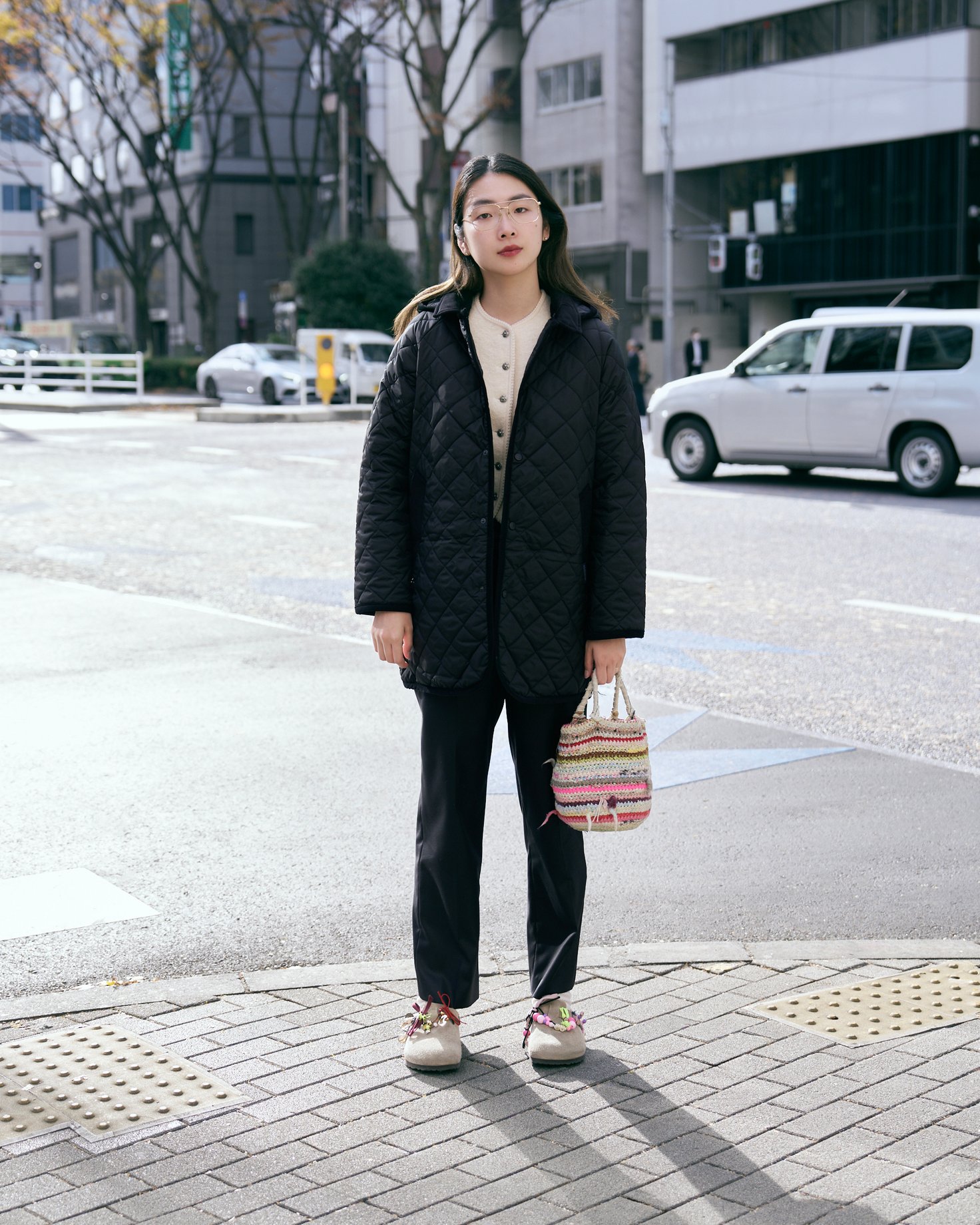 ラベンハムのジャケットを着たモデル