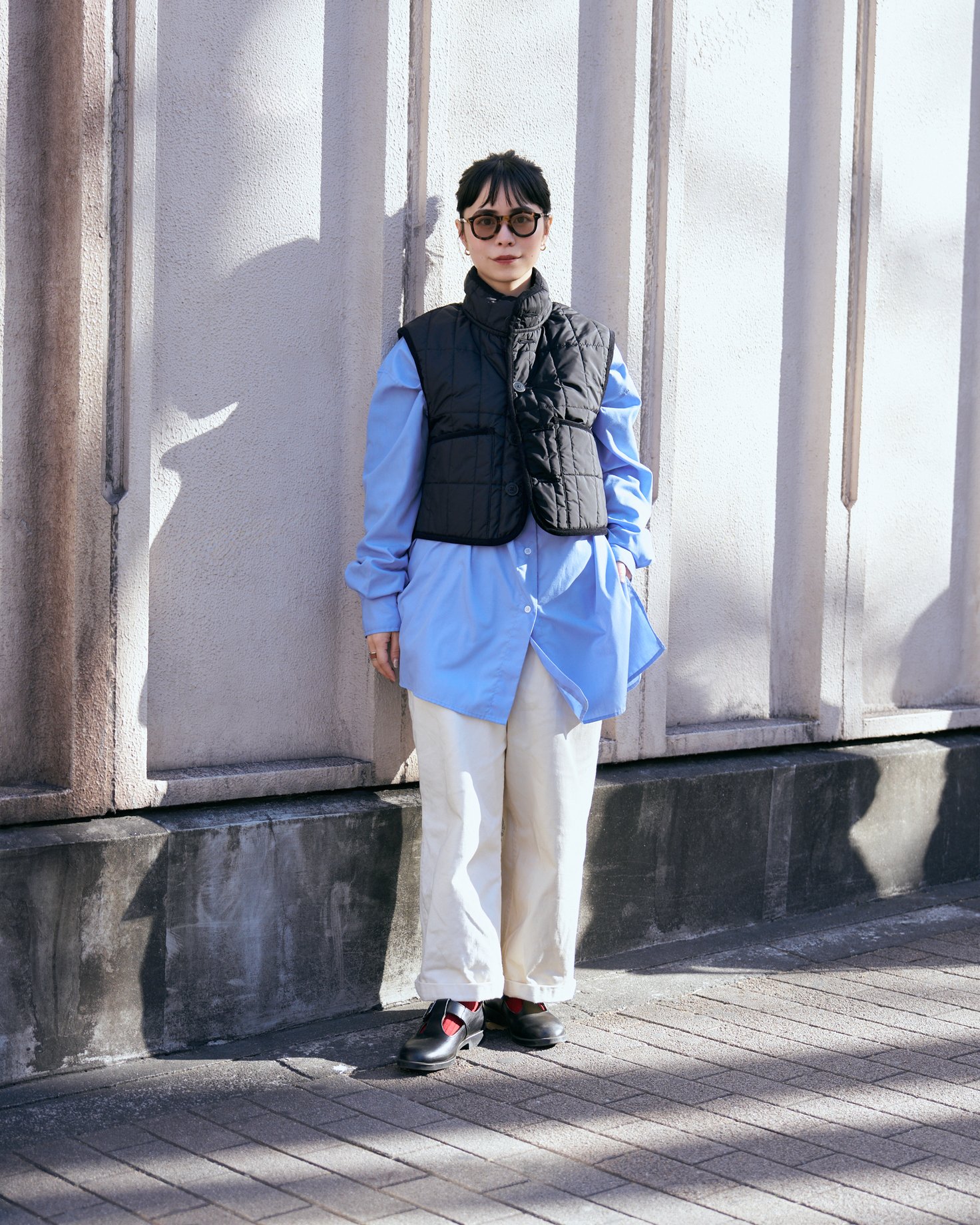 ラベンハムのジャケットを着たモデル