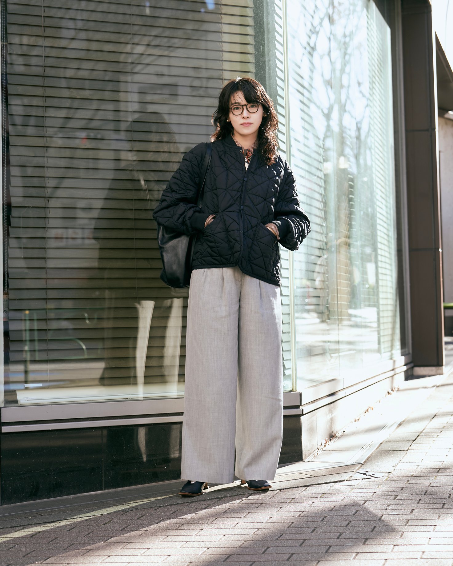 ラベンハムのジャケットを着たモデル