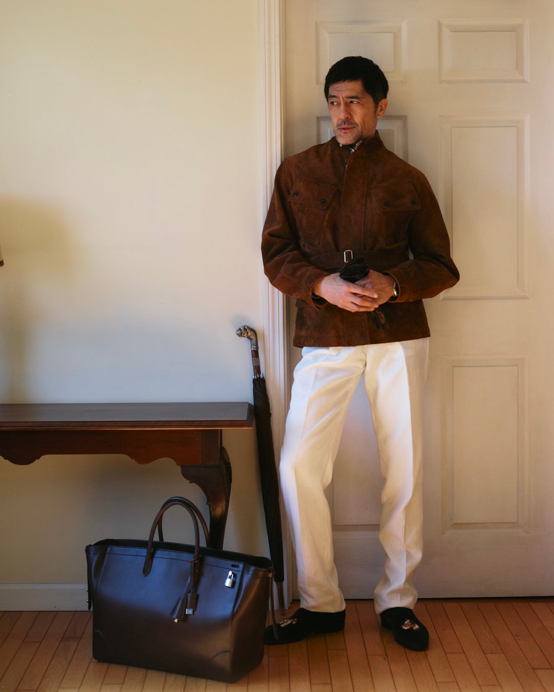 谷中敦とダンヒルのバッグ