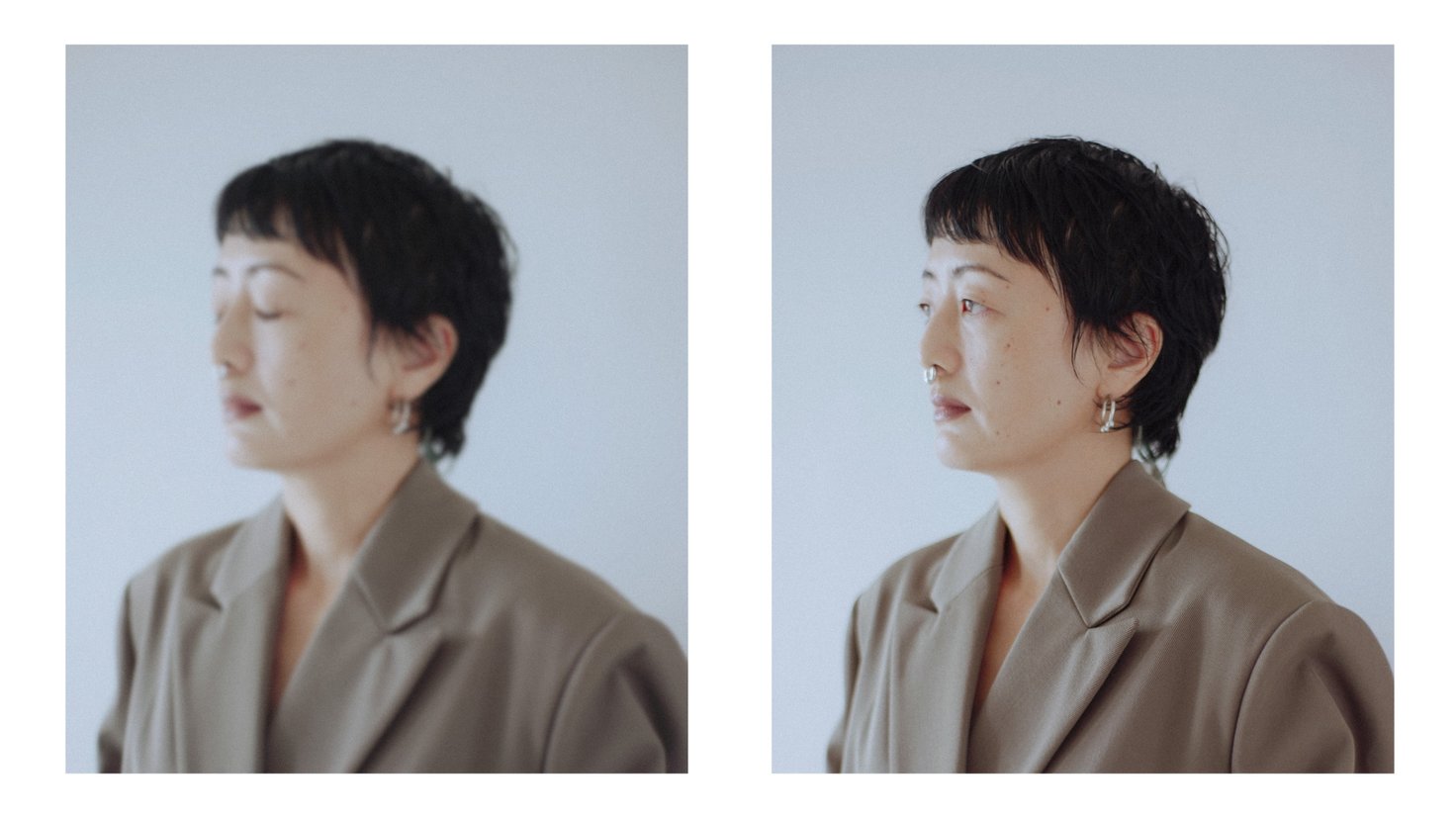 ファッションエディター 栗山愛以とエンポリオ アルマーニ