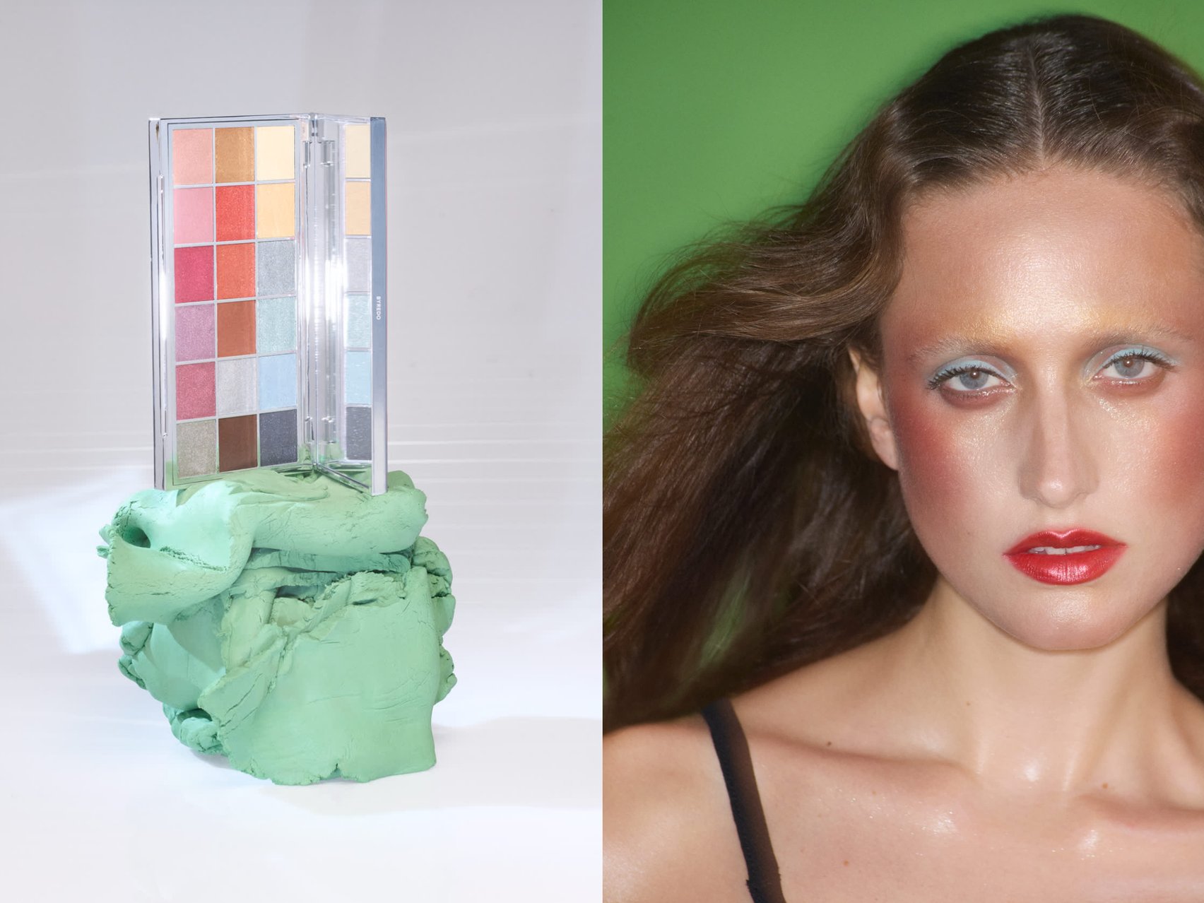  BYREDOの18色入りアイシャドウパレット「ヴェスヴィオ」