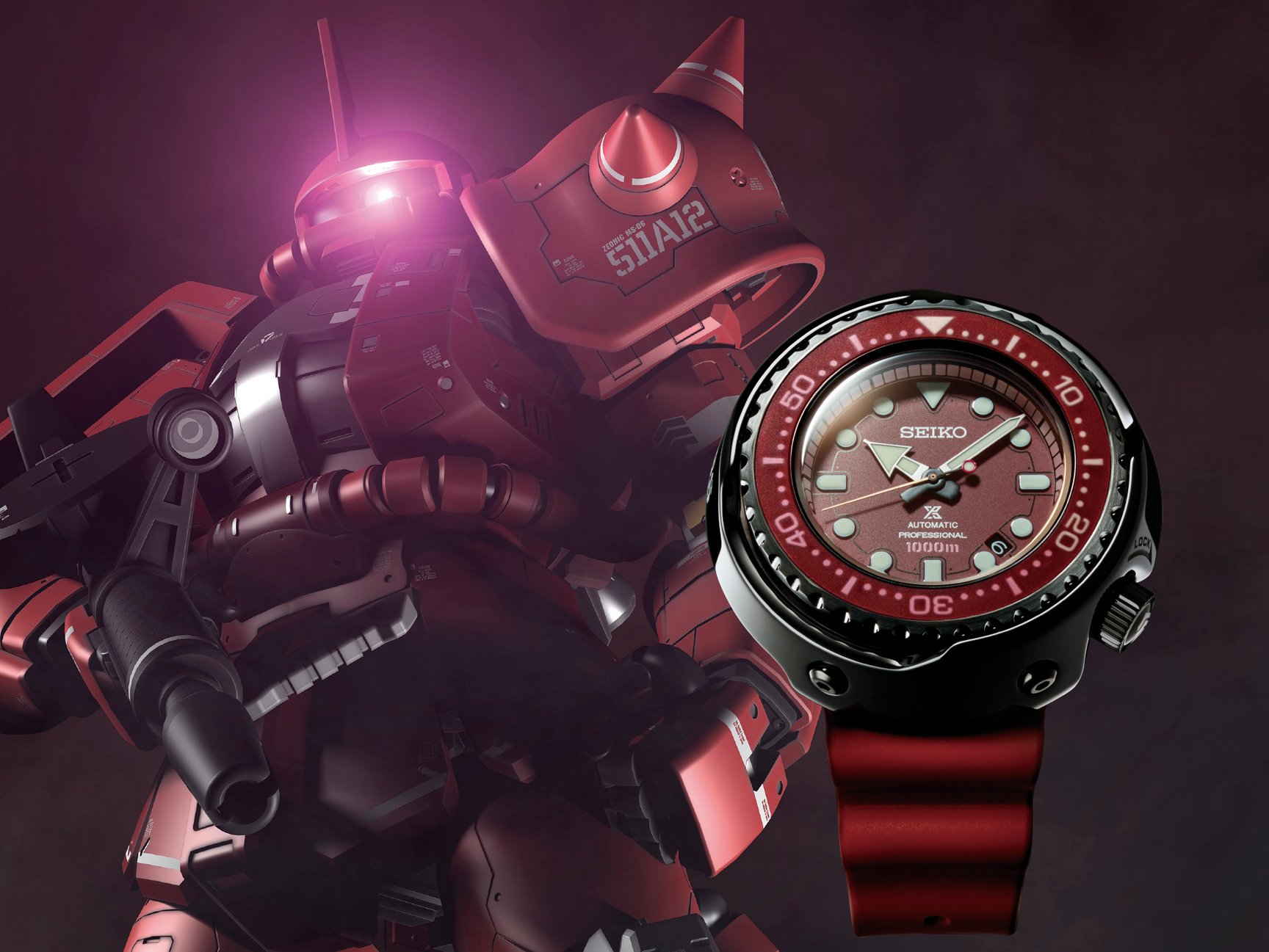 ち*ゲ様 SEIKO モビルスーツガンダム 40周年記念 限定ダイバーズウォッチ 機動戦士ガンダム」40周年記念限定モデルをセイコーが発売