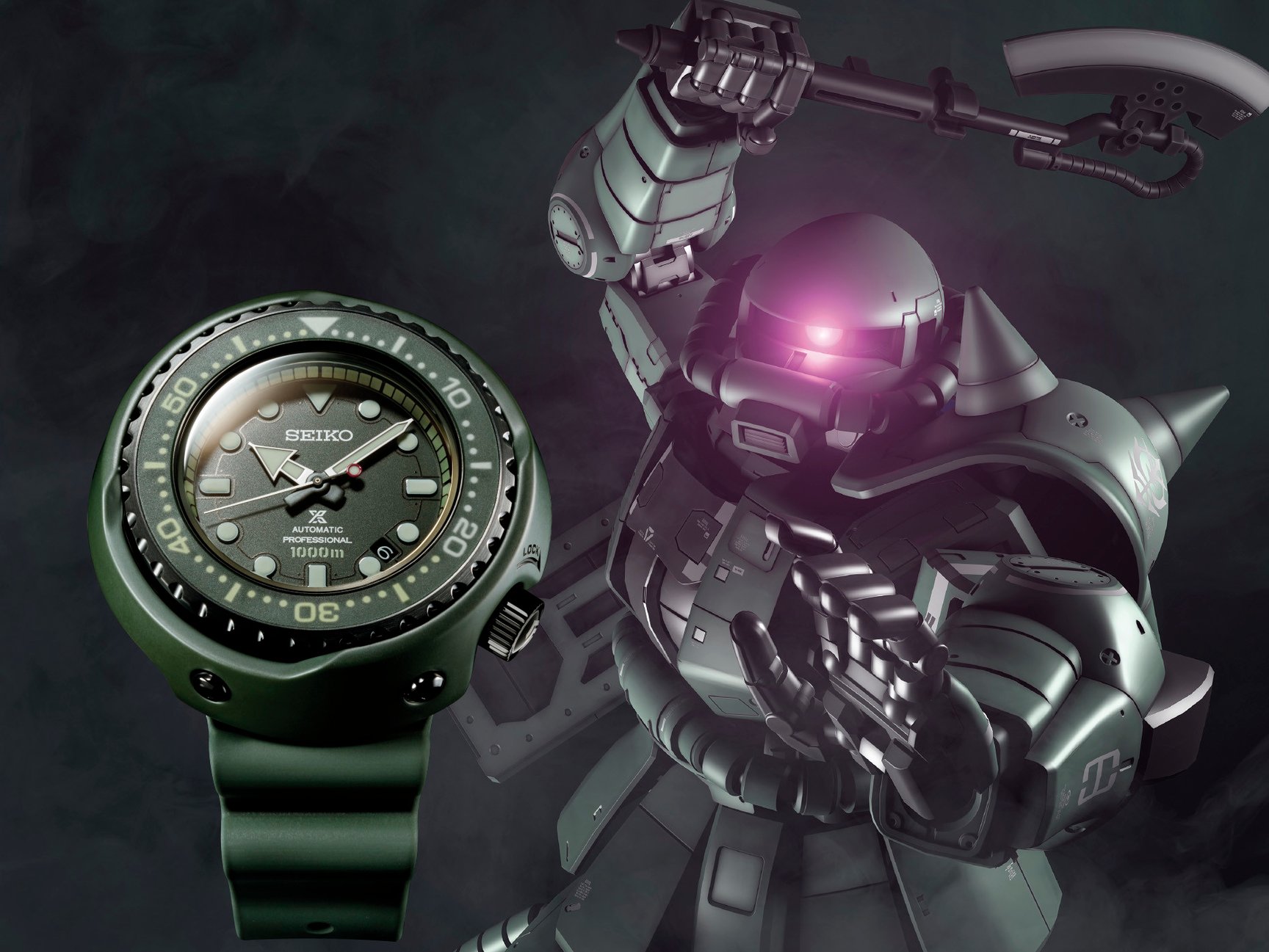 ち*ゲ様 SEIKO モビルスーツガンダム 40周年記念 限定ダイバーズウォッチ Seiko celebrates 'Mobile Suit Gundam' 40th Years Of Success