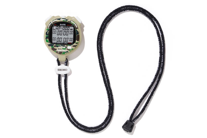 SEIKO×BAPE® ABC CAMO STOPWATCH