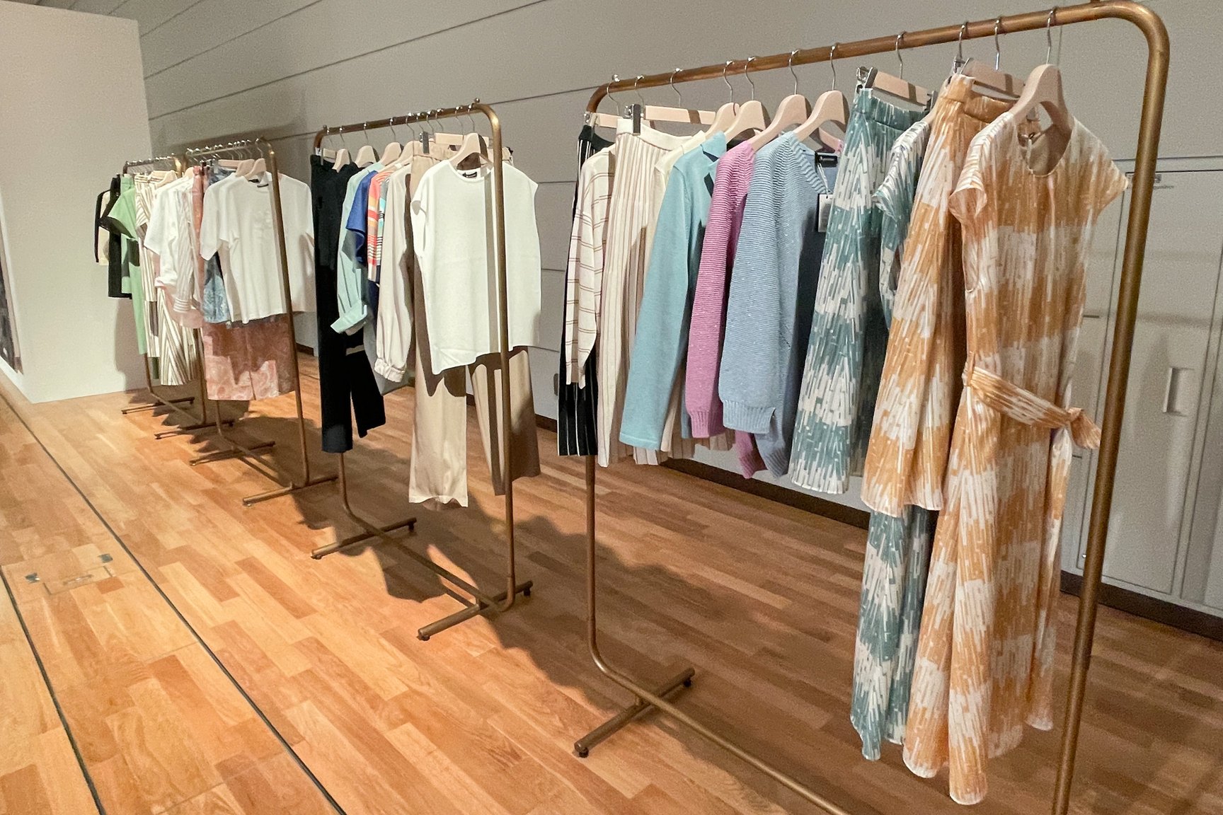 アクアスキュータム展示会の様子