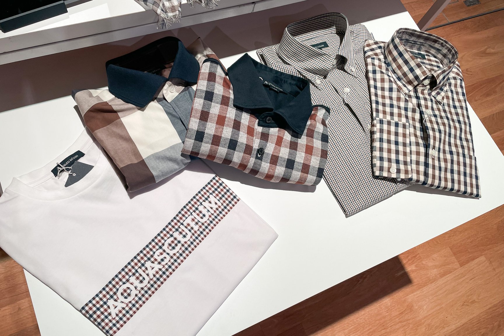 アクアスキュータム展示会の様子