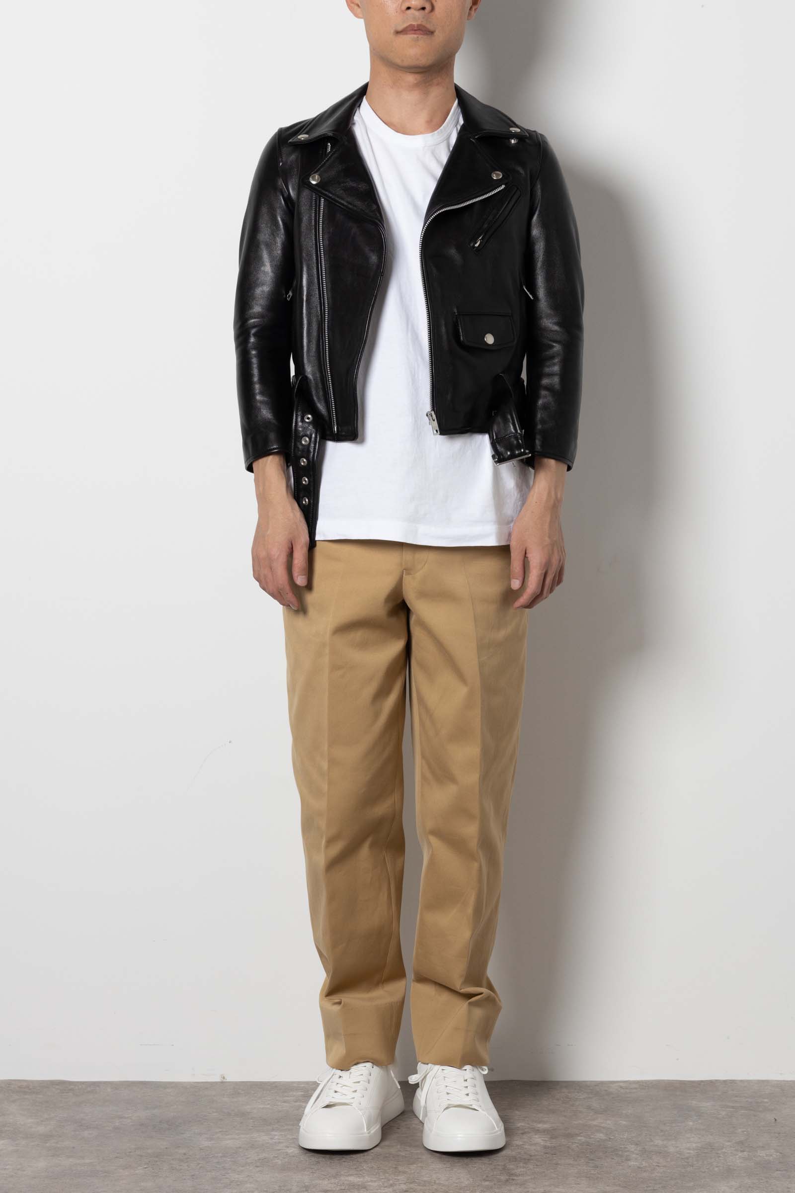 ビューティフルピープル　ライダースジャケット　140cm　着画