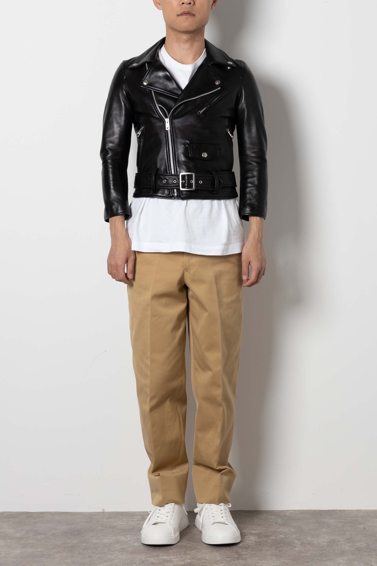 ビューティフルピープル　ライダースジャケット　140cm　着画