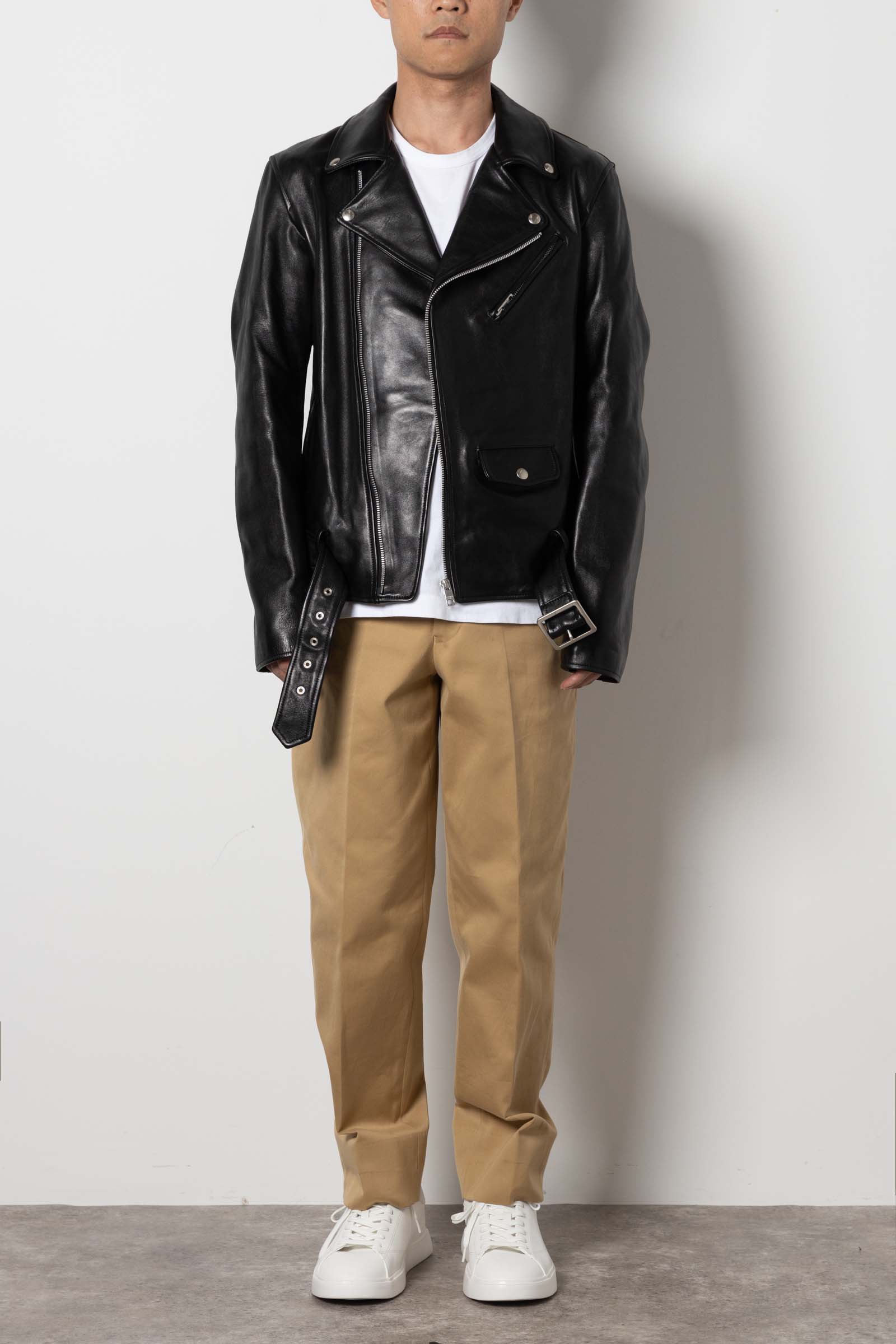 ビューティフルピープル　ライダースジャケット　200cm 着画