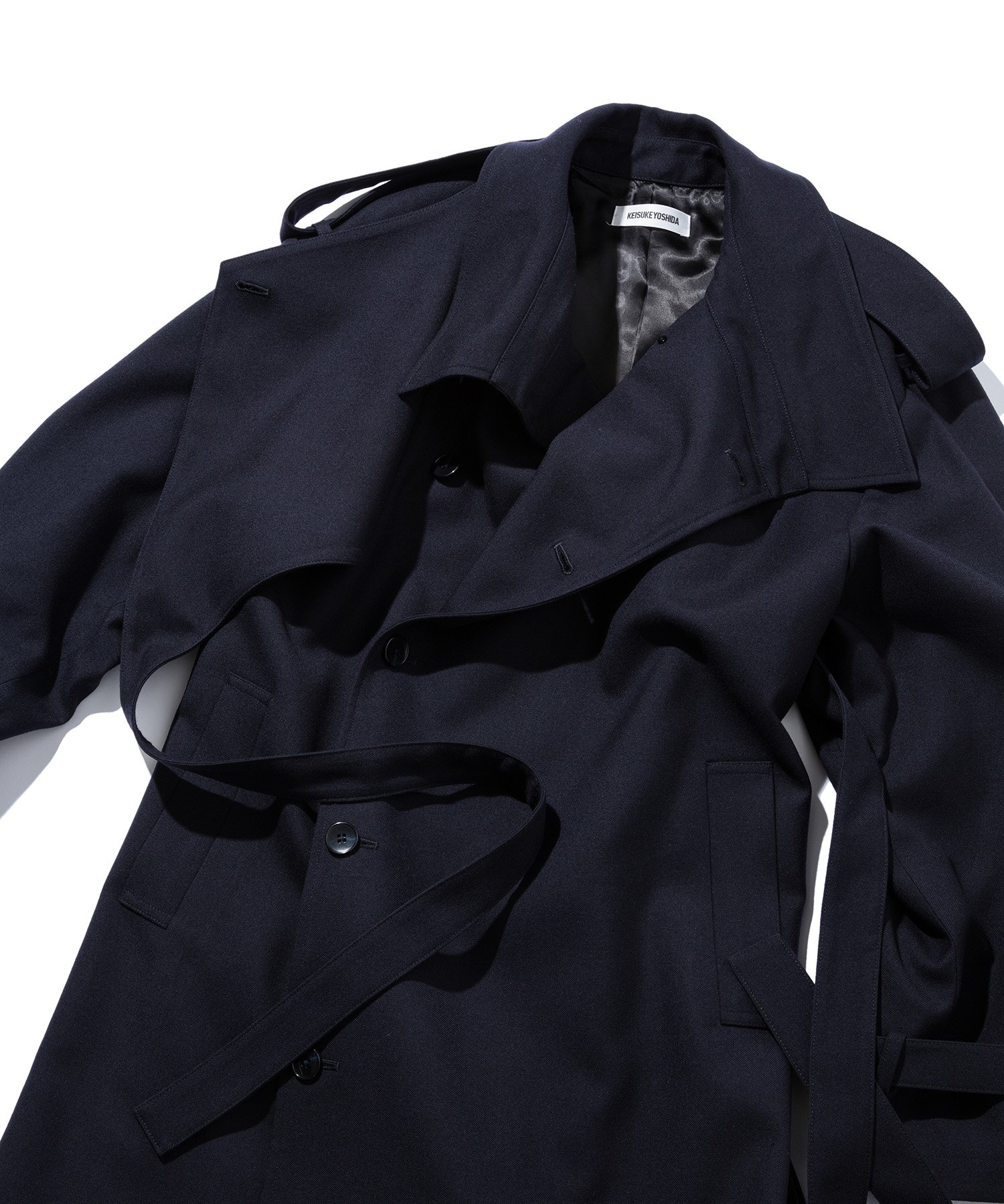 KEISUKEYOSHIDA ? belted trench coat school uniform edition