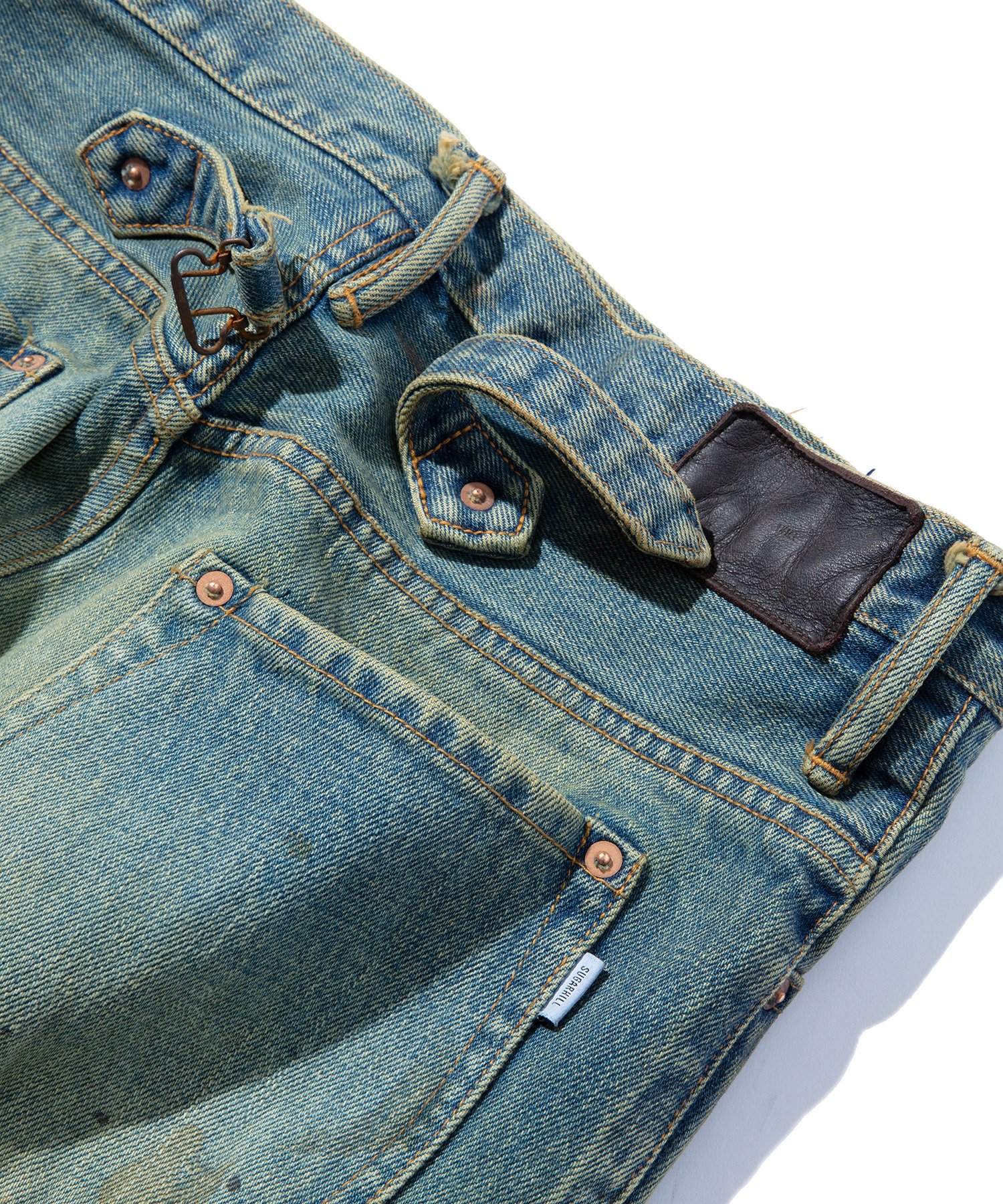 OIL FADE DENIM PANTS TYPE 502 FADED INDIGO