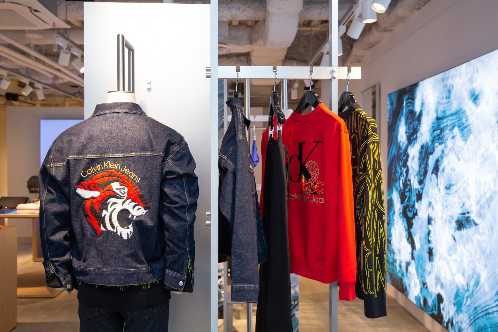 カルバン・クライン　原宿　新年