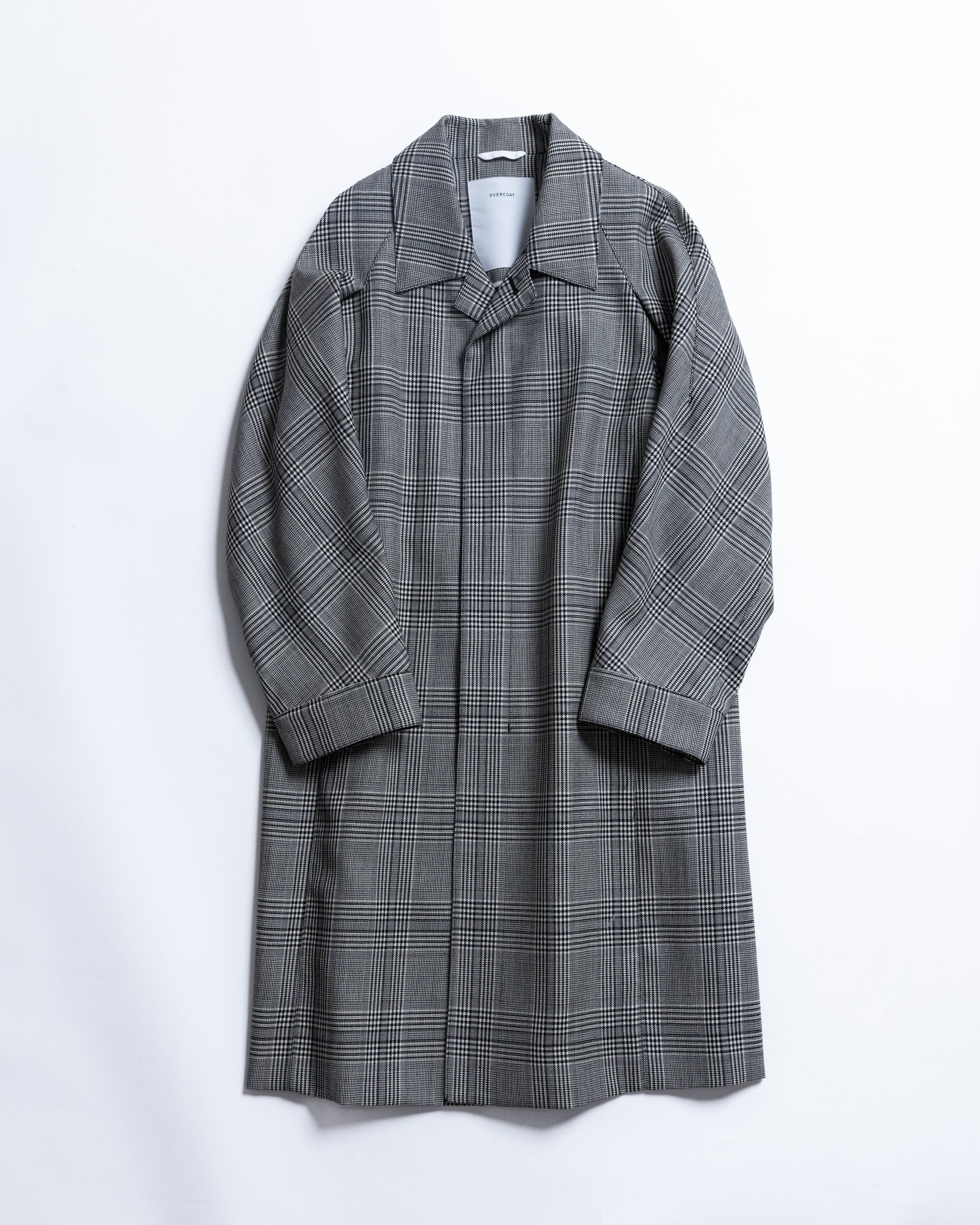 オーバーコート チェック柄コート