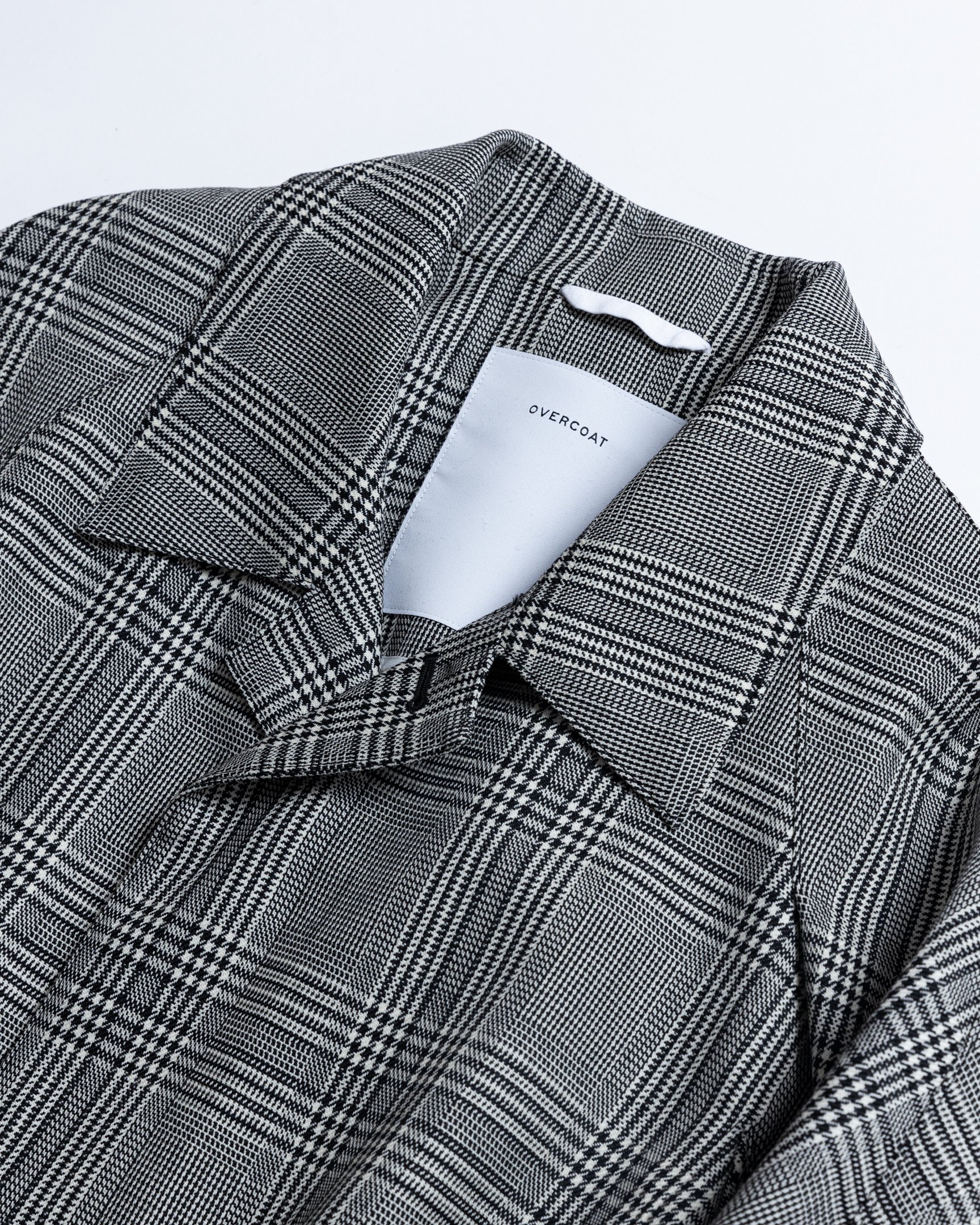 オーバーコート　グレンチェックコート