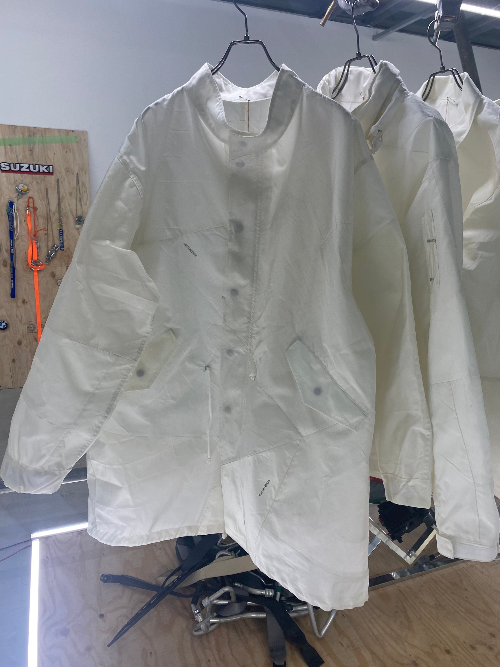 エア ガーメンツ 展示会の様子