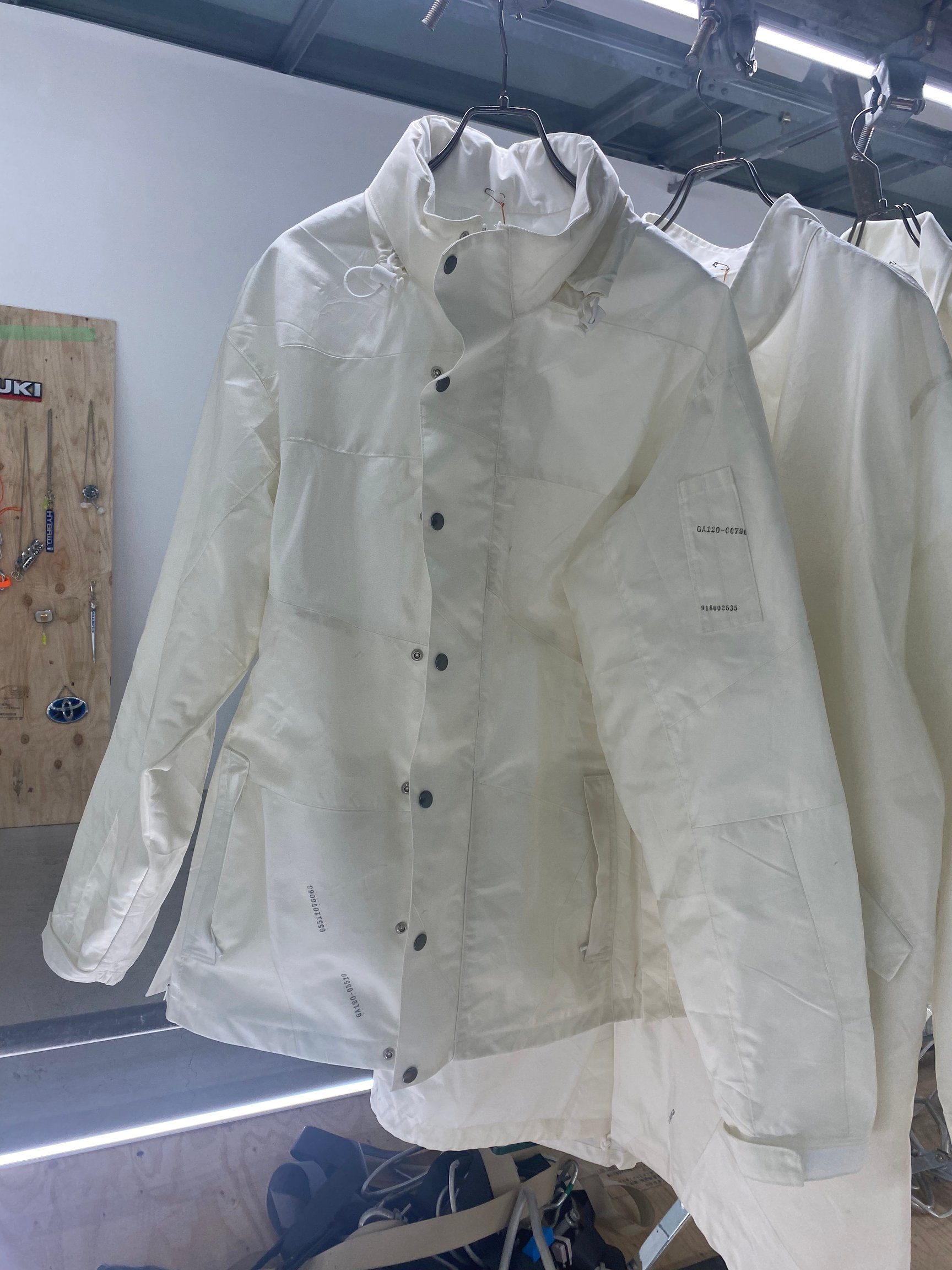 エア ガーメンツ 展示会の様子