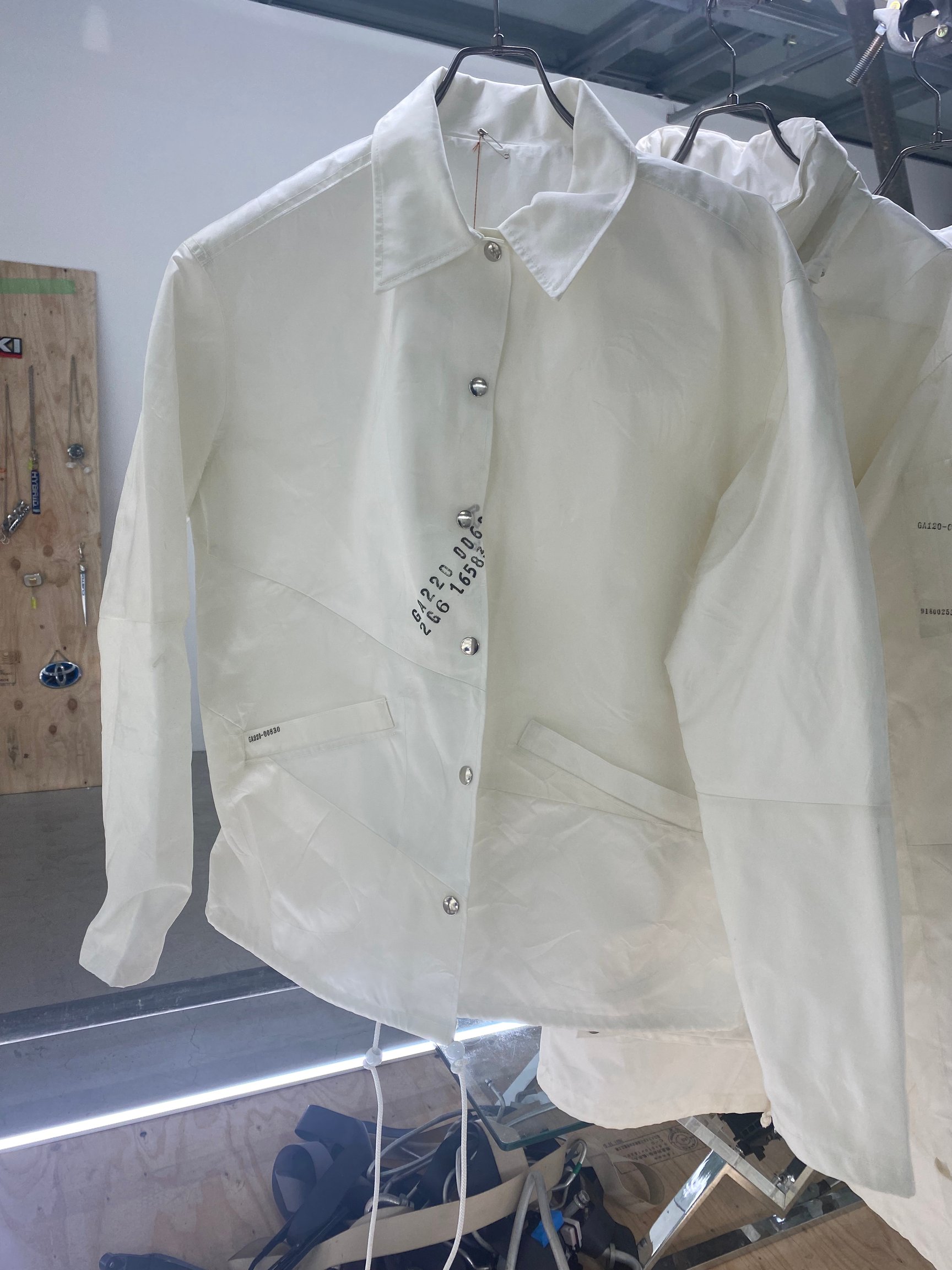 エア ガーメンツ 展示会の様子