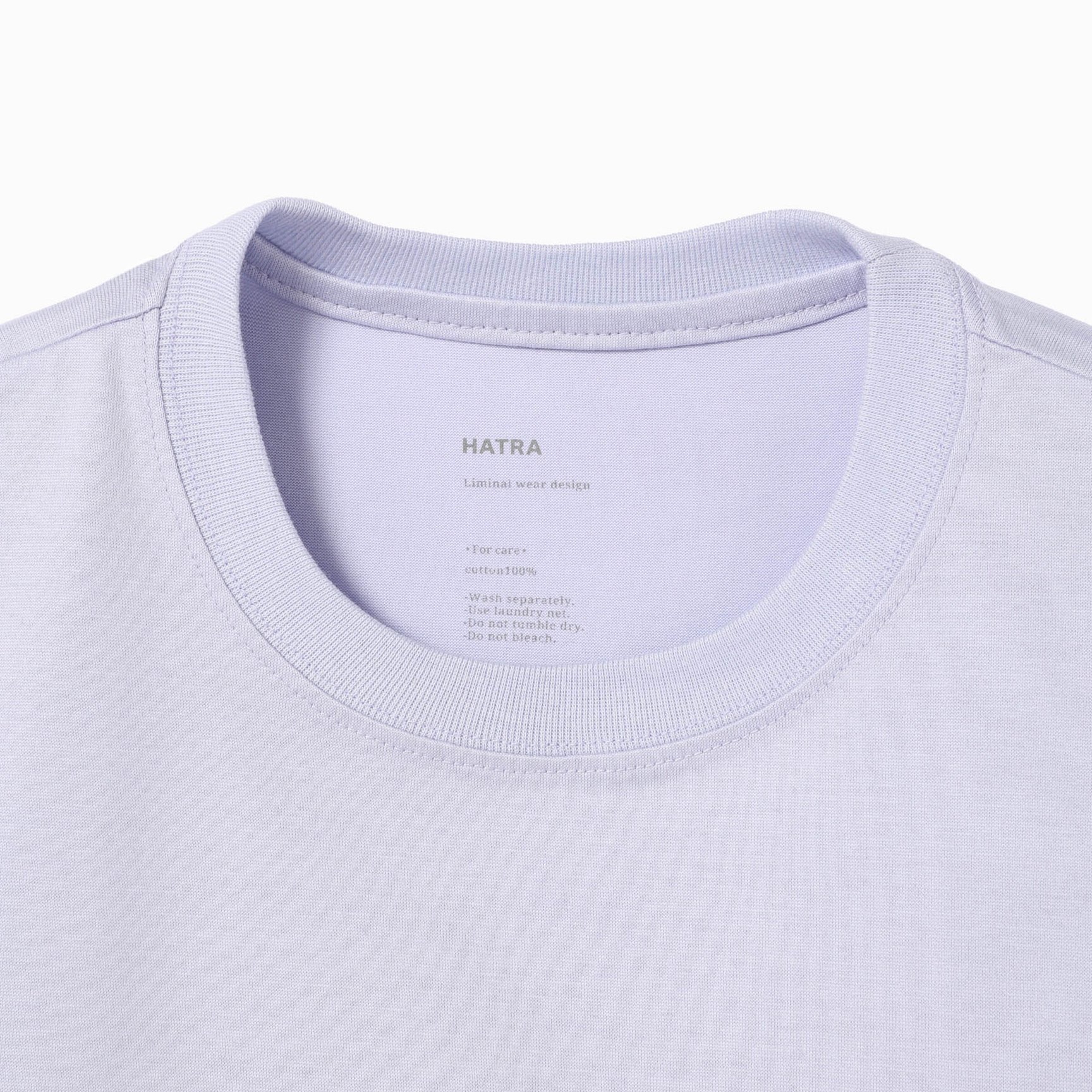 ハトラのラベンダーカラーのTシャツ
