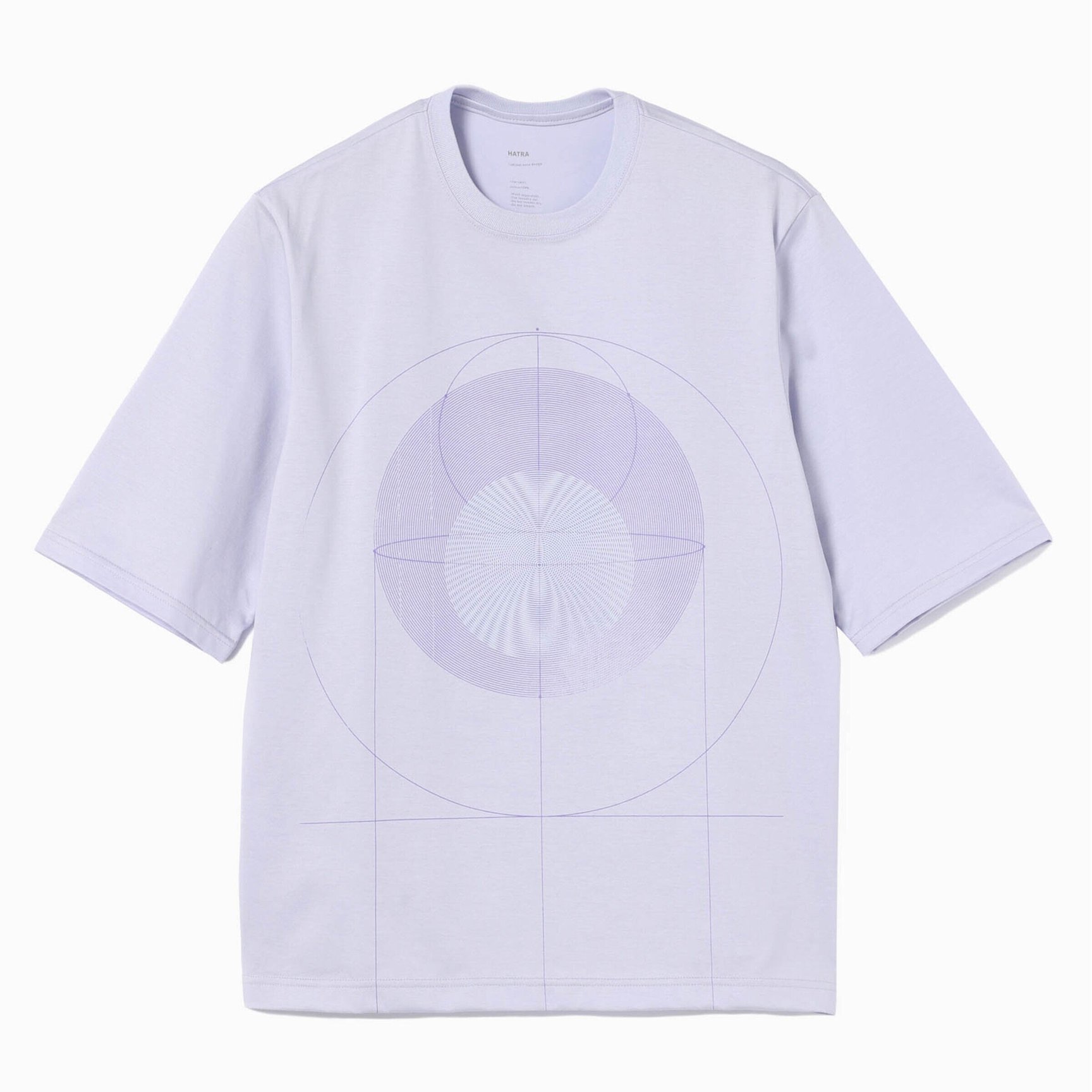 ハトラのラベンダーカラーのTシャツ