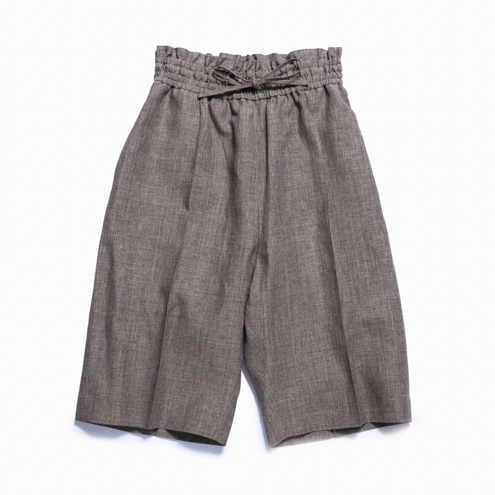 リネンハーフパンツ