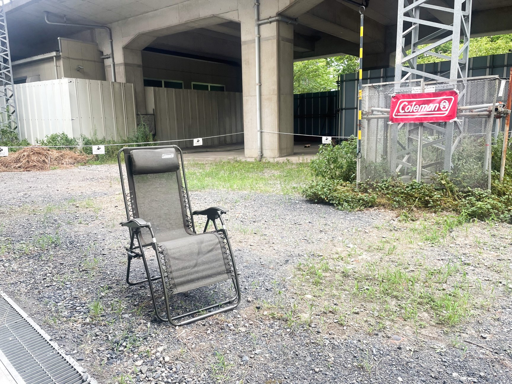 キャンプ練習場の様子