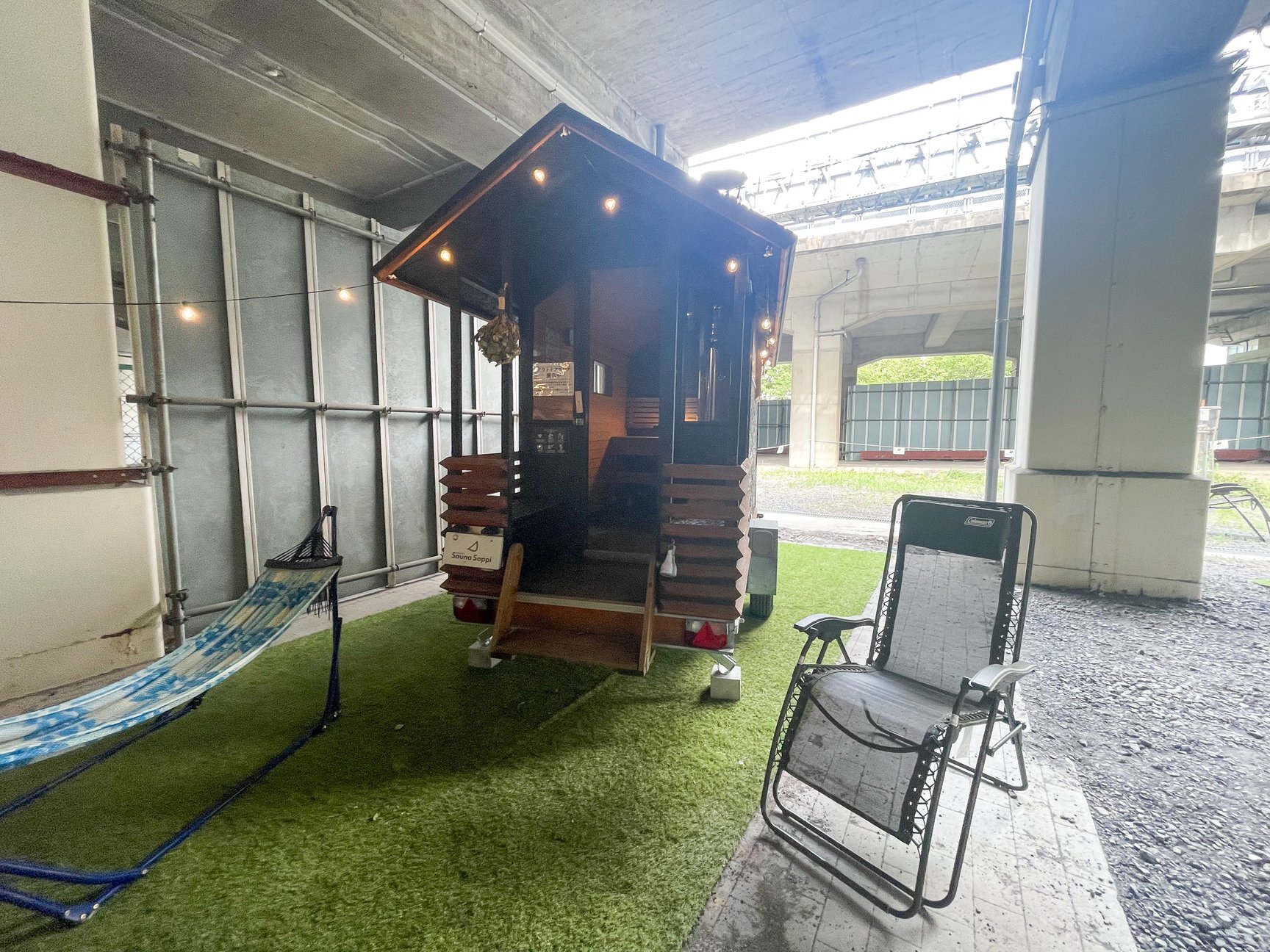 キャンプ練習場の様子