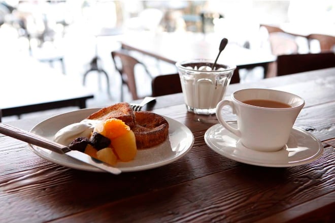 カフェ「シェアードテラス」の朝食メニュー